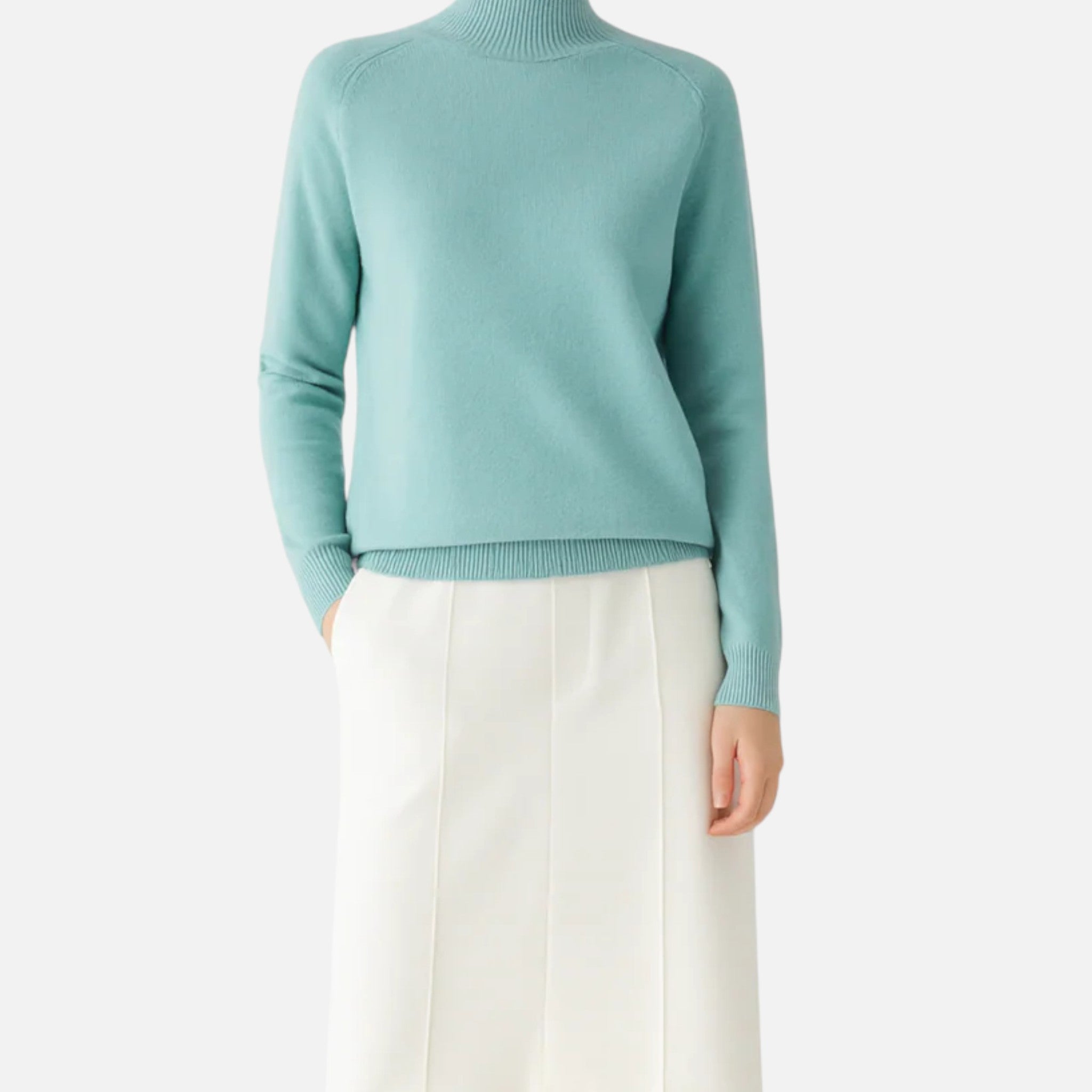 Antico Mondo | Maglione Dolcevita Lana Elegante Donna