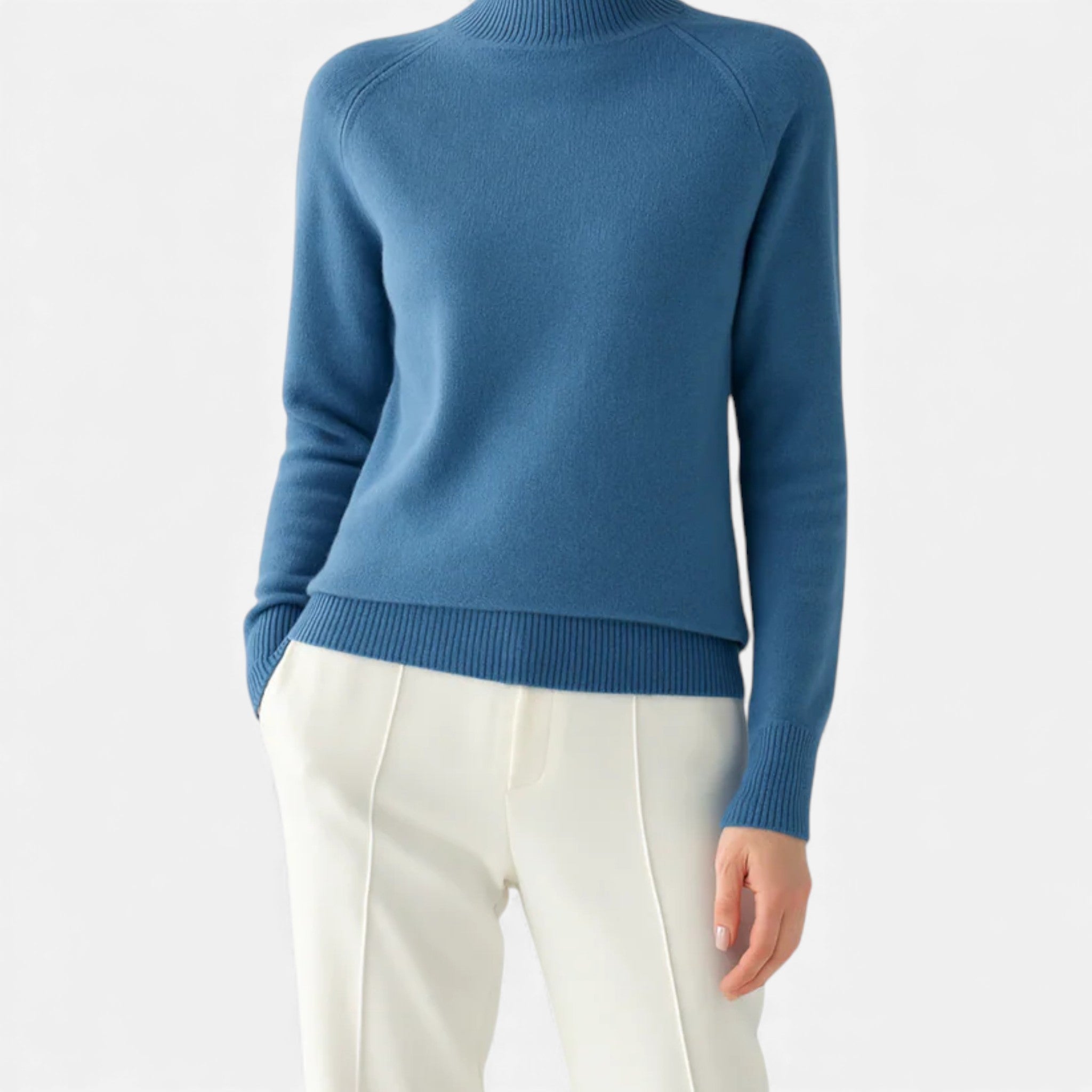 Antico Mondo | Maglione Dolcevita Lana Elegante Donna