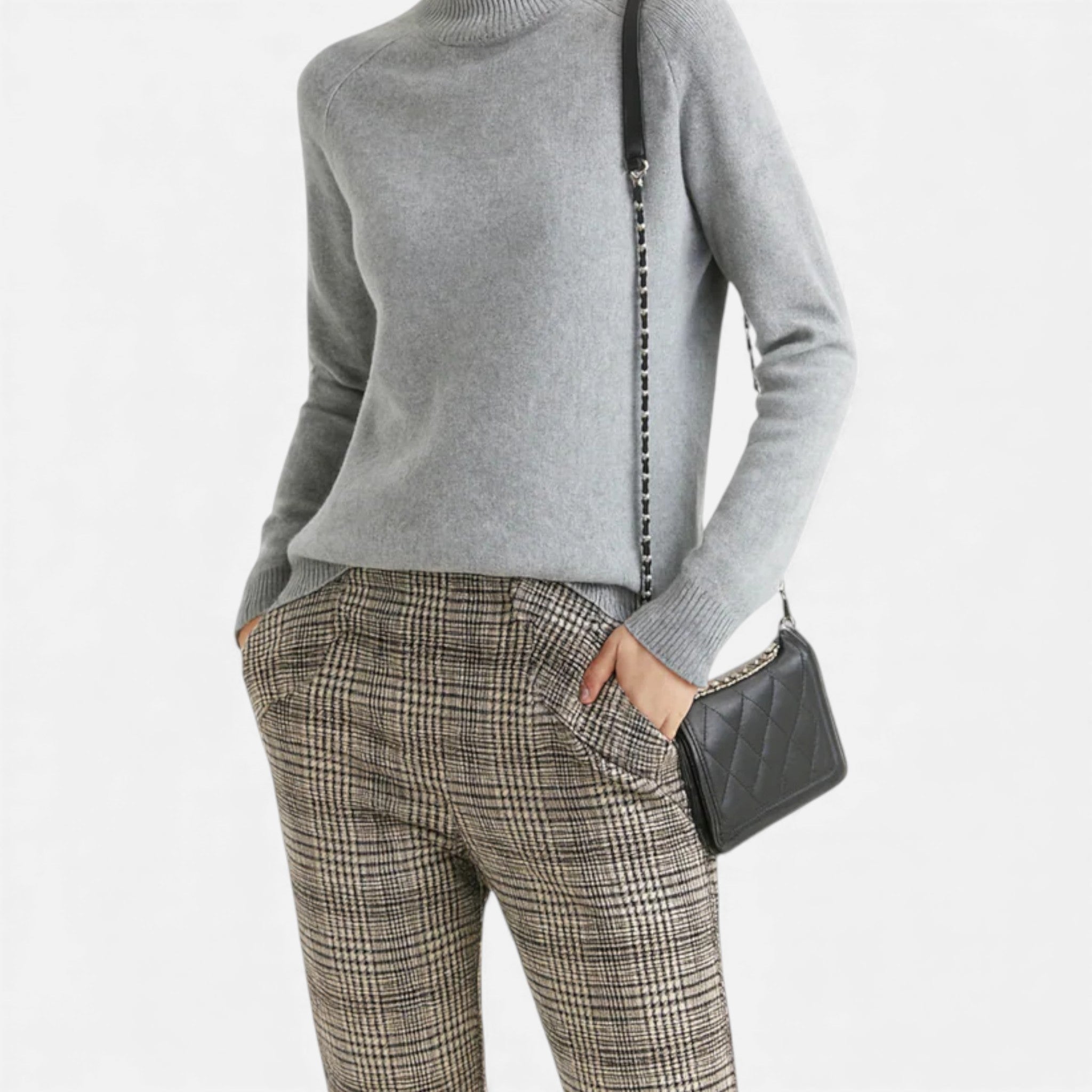 Antico Mondo | Maglione Dolcevita Lana Elegante Donna