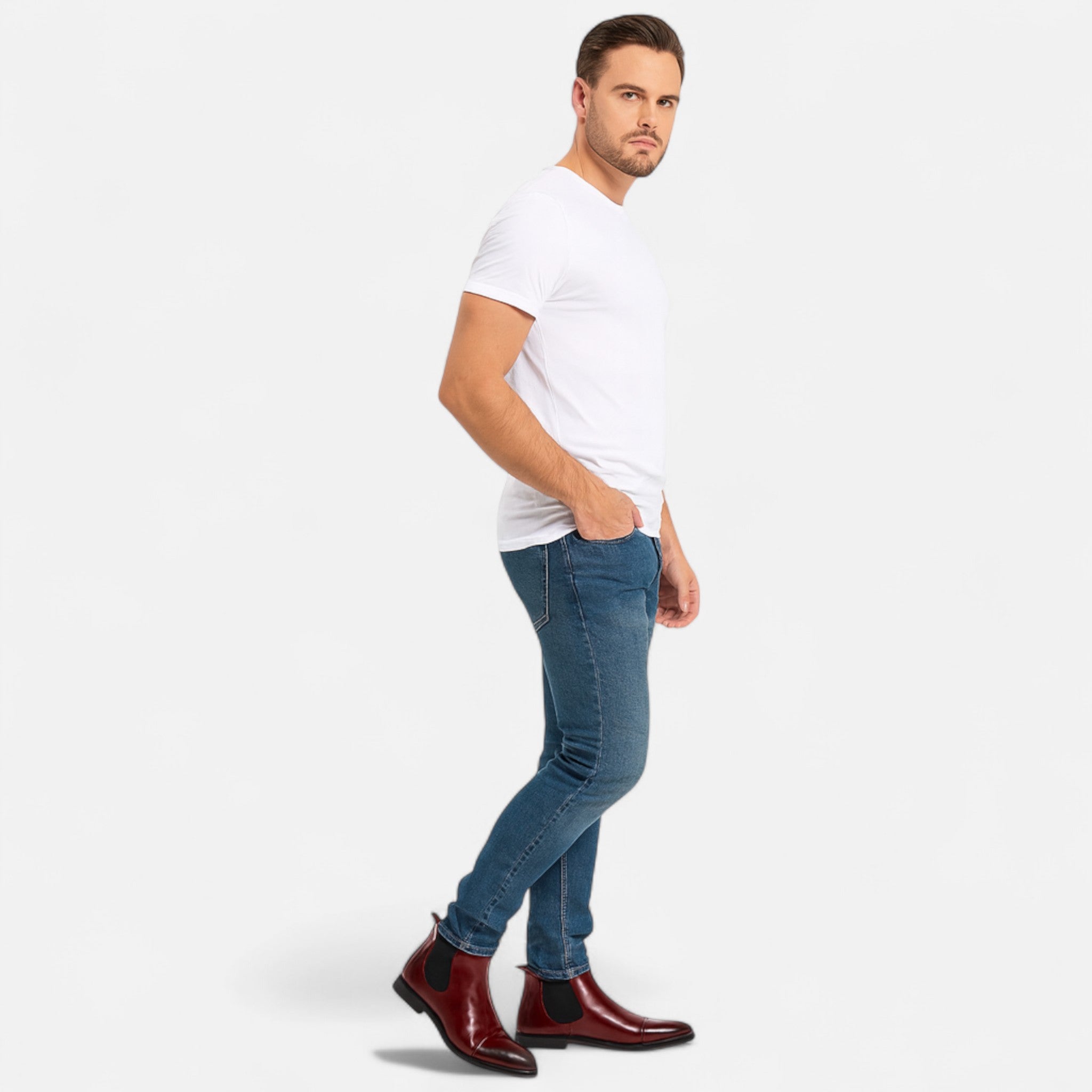 Ancienne Monde | Bottines Chelsea Homme en Cuir Fait Main