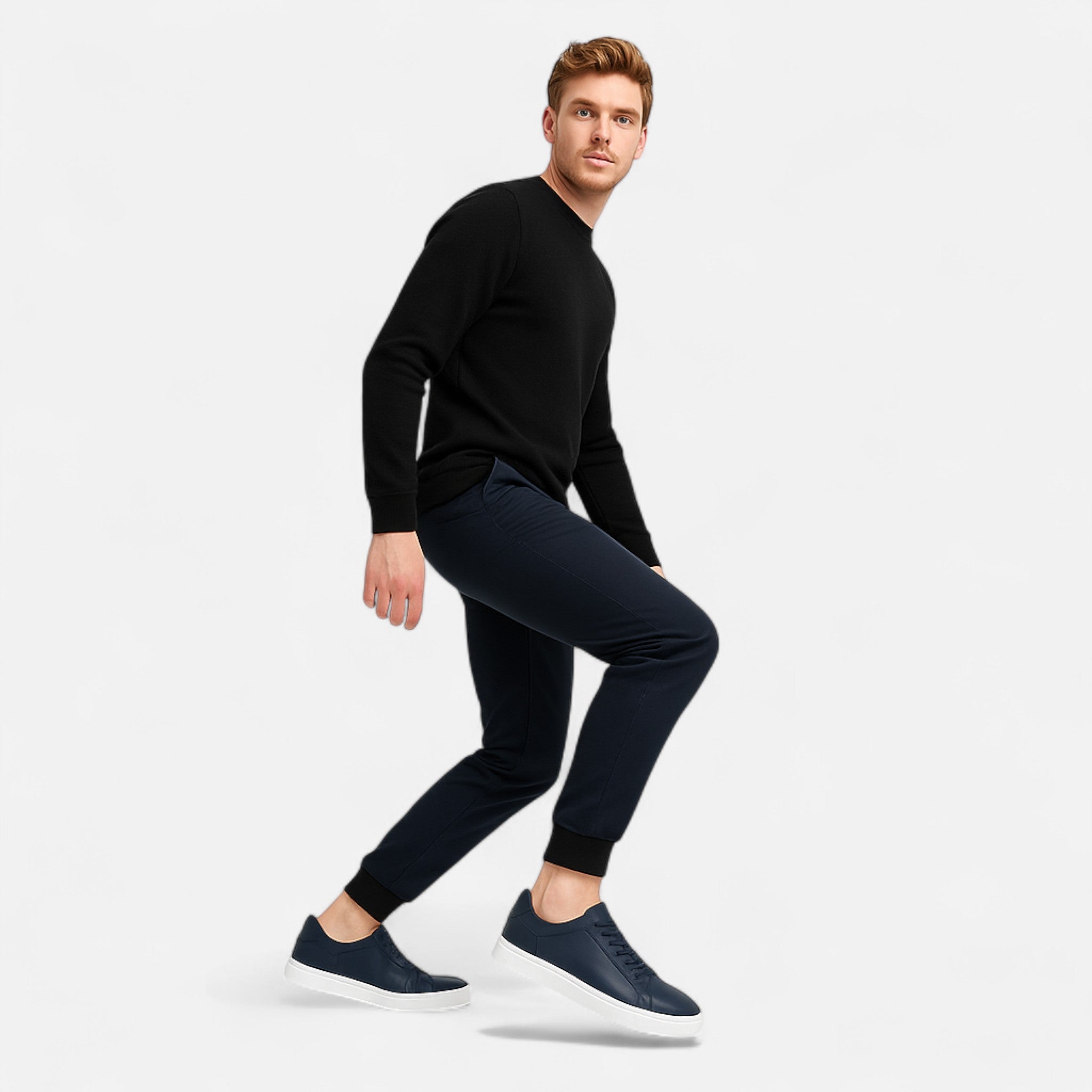 Ancienne Monde | Sneakers Homme en Cuir Sans Lacets Premium