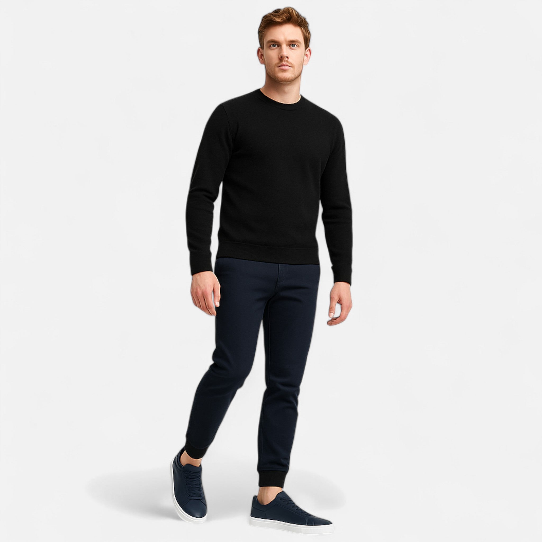 Ancienne Monde | Sneakers Homme en Cuir Sans Lacets Premium