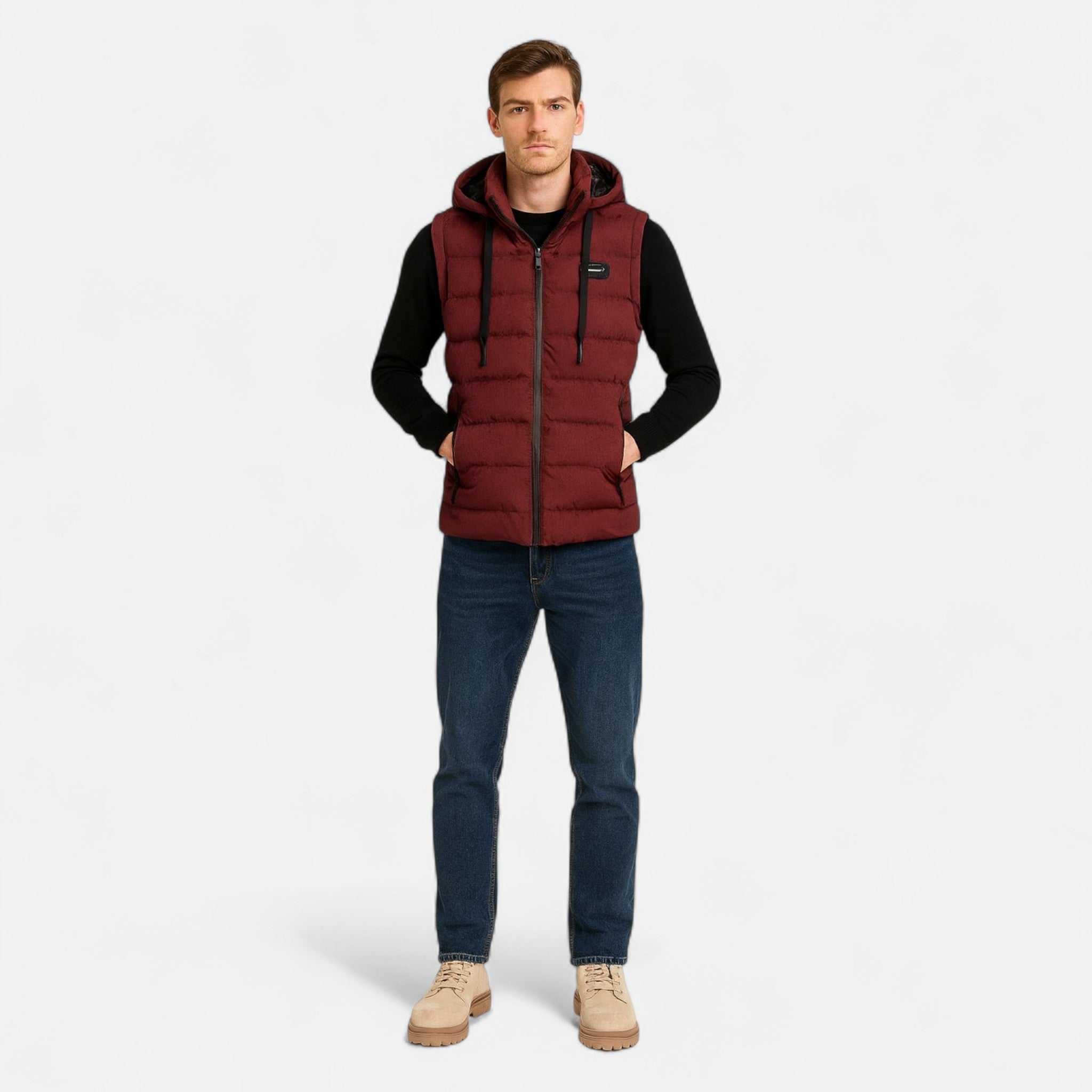Ancienne Monde | Gilet Homme Technique Coupe-Vent Élégance Premium