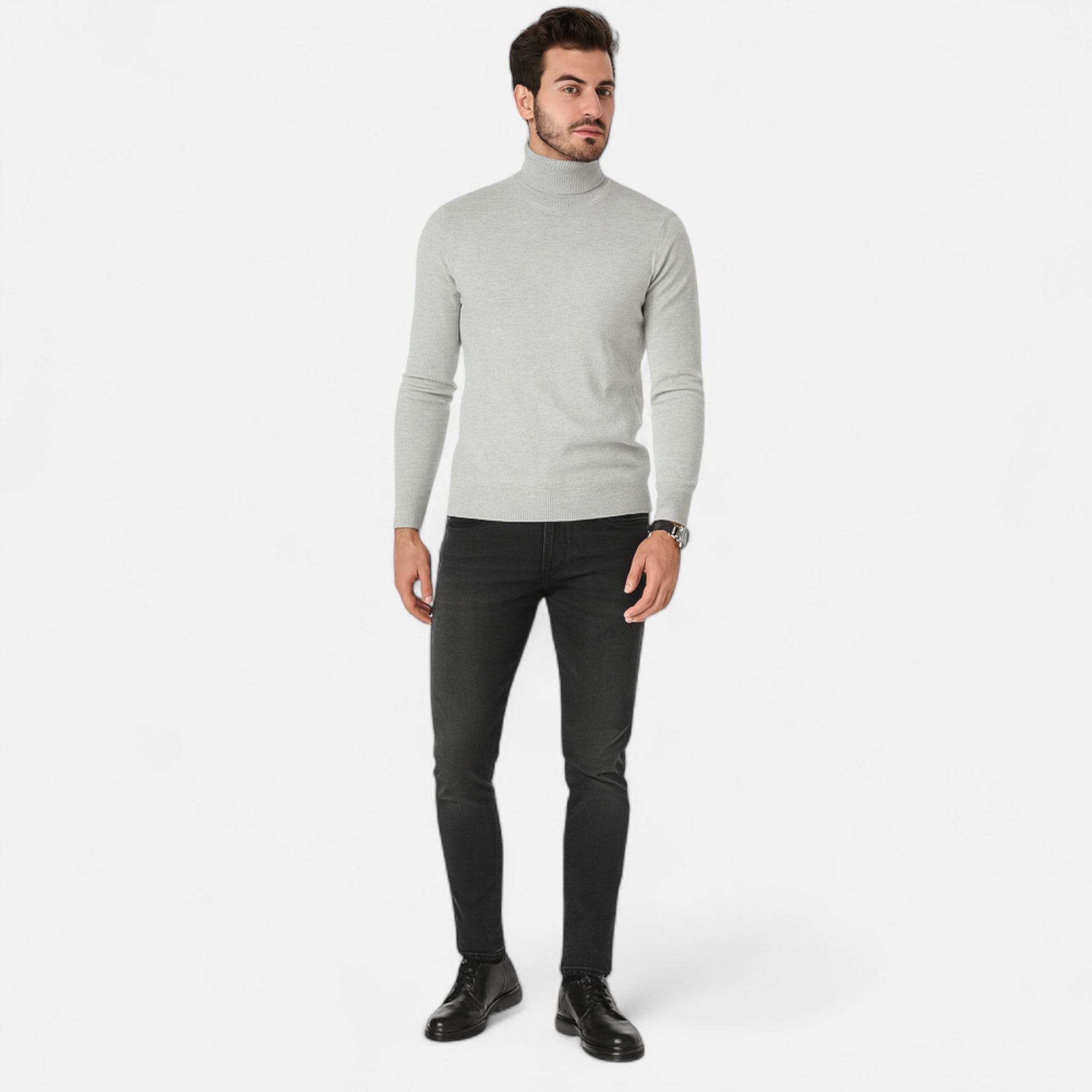 Ancienne Monde | Col Roulé Homme en Laine – Design Intemporel, Chaleur Raffinée