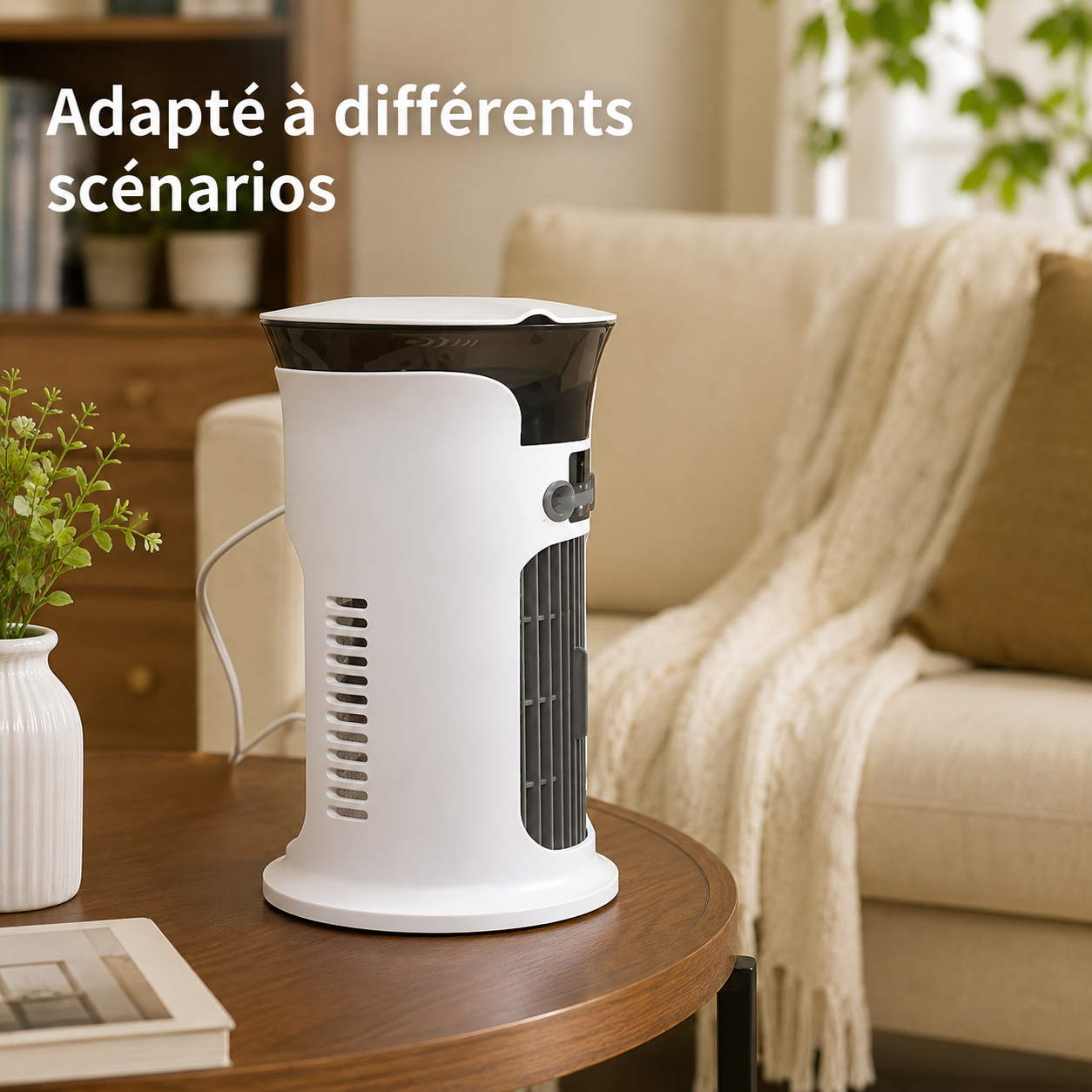 Mini ventilador de escritorio USB portátil para enfriamiento personal