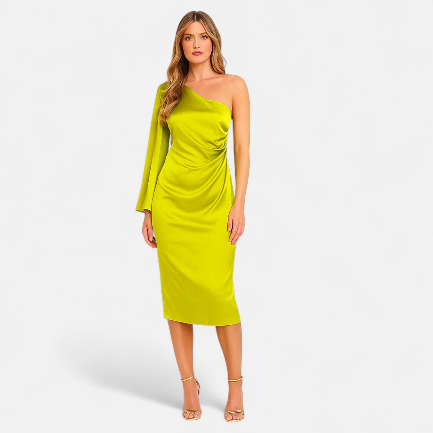 Ancienne Monde | Robe de Soirée Drapée pour Femme