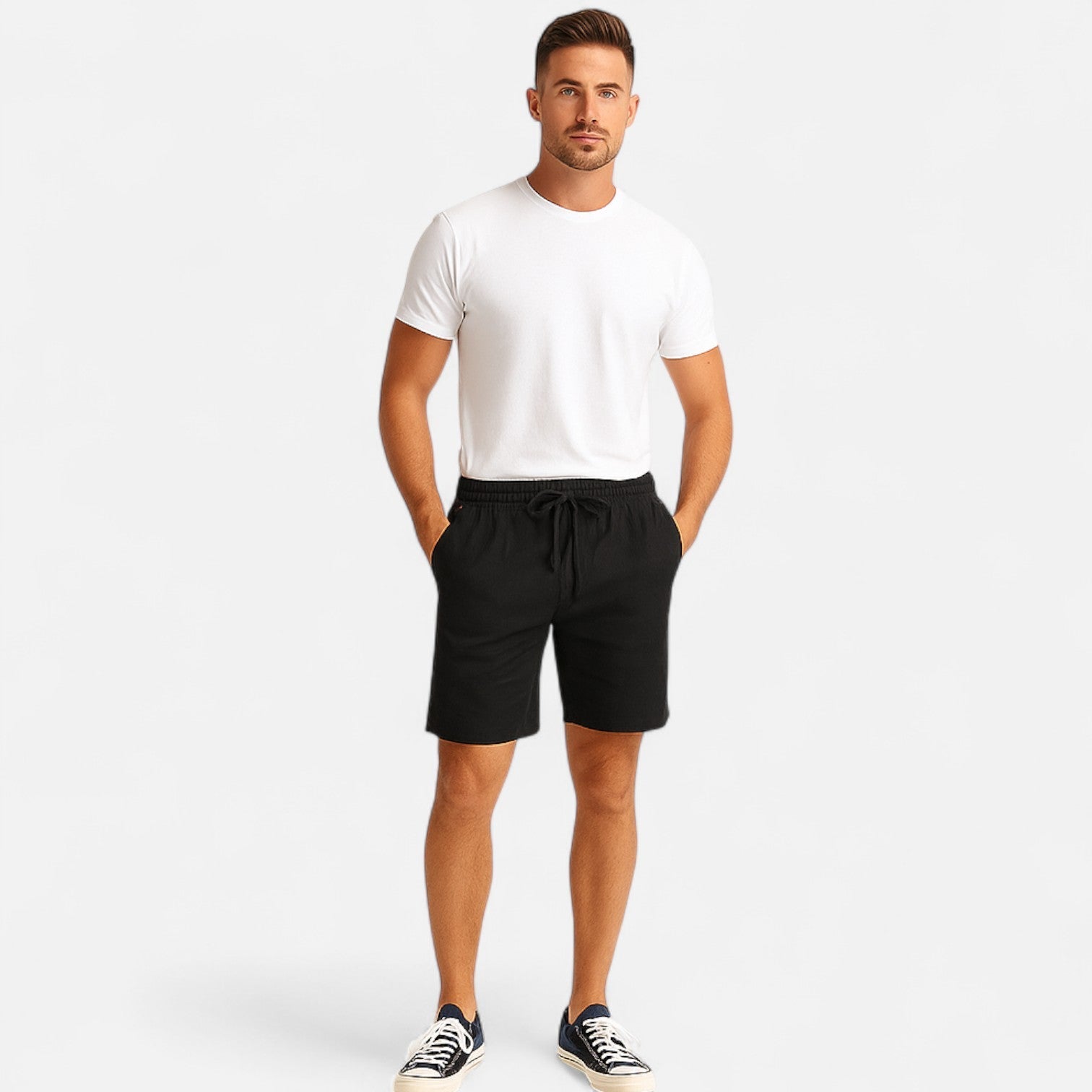 Ancienne Monde | Short en Lin Riviera pour Homme
