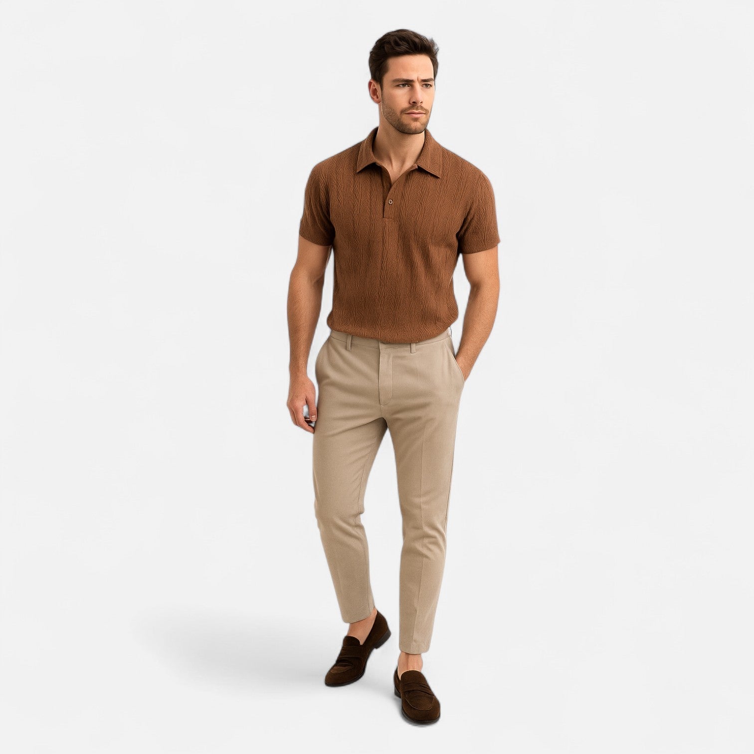 Ancienne Monde | Polo Jacquard pour Homme