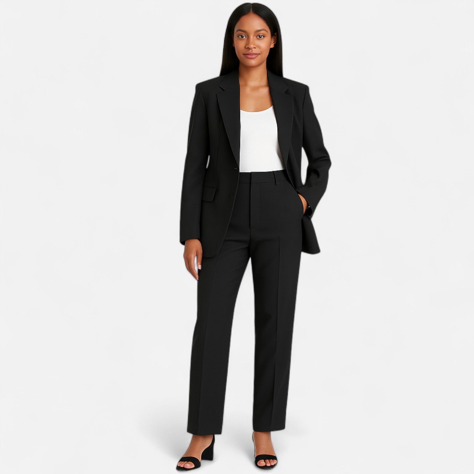 Ancienne Monde | Tailleur Élégant Deux Pièces pour Femme – Sophistication Structurée et Puissance Féminine Moderne