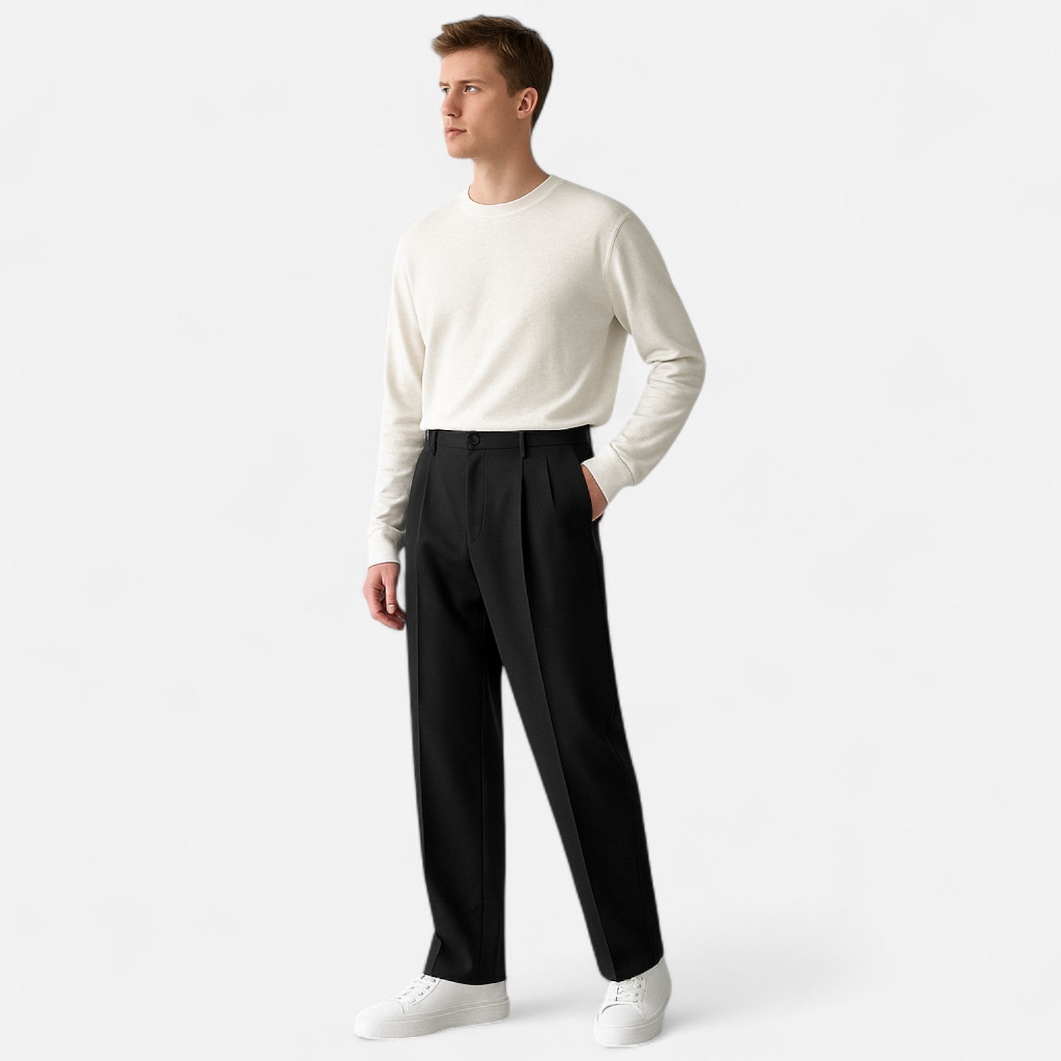 Ancienne Monde | Pantalon Ajusté Homme – Précision Tailleur, Élégance Quotidienne