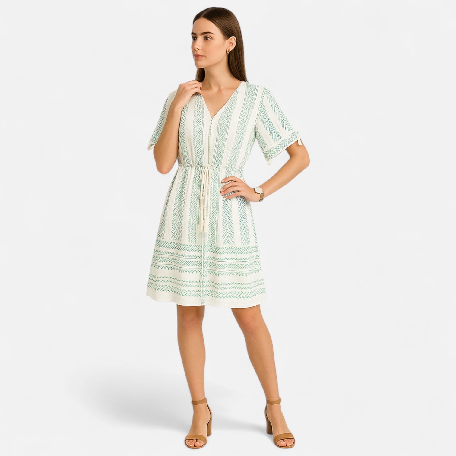 Ancienne Monde | Robe Longue Bohème pour Femme – Élégance Estivale Chic aux Détails Artisanaux