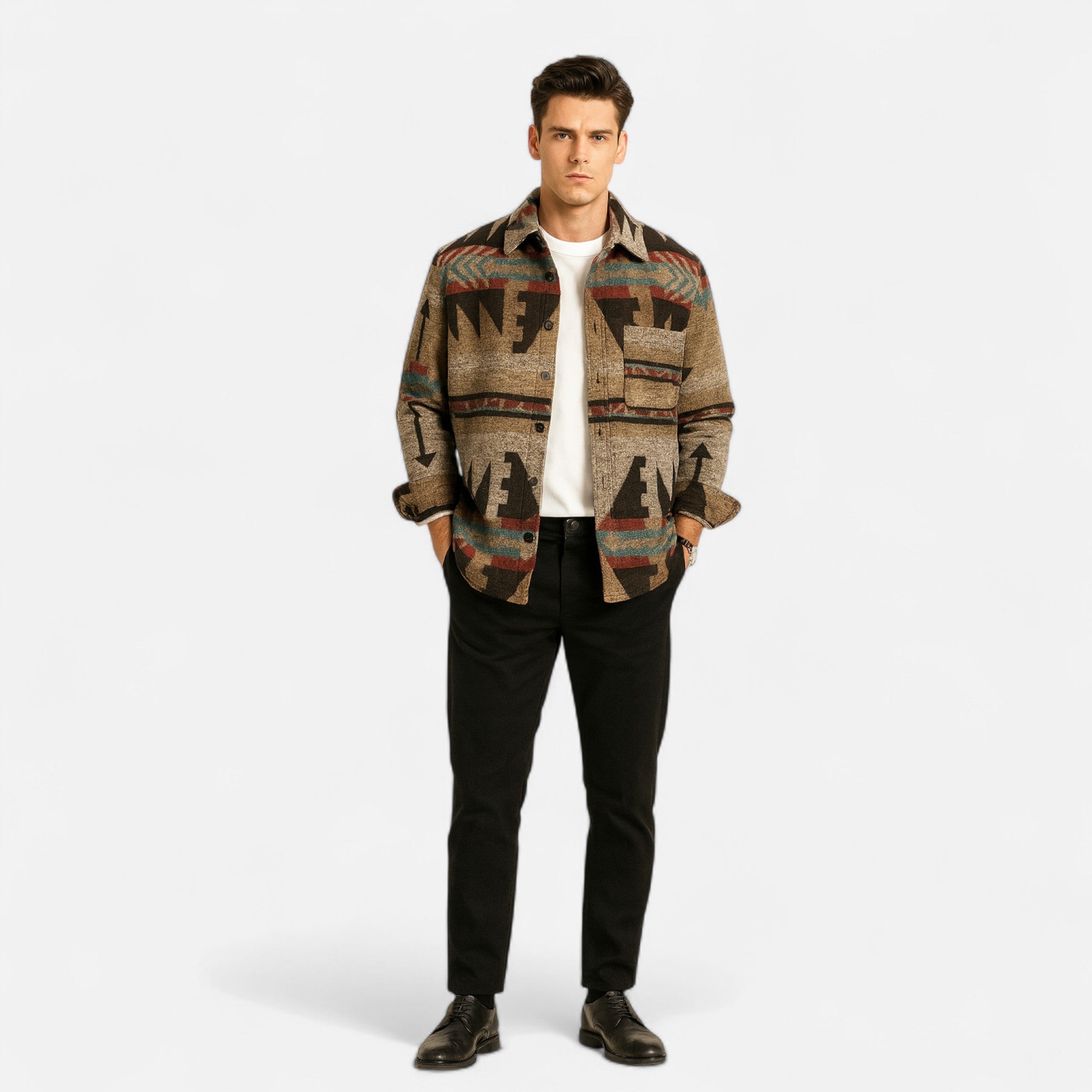 Ancienne Monde | Veste Homme en Flanelle Portugaise Héritage