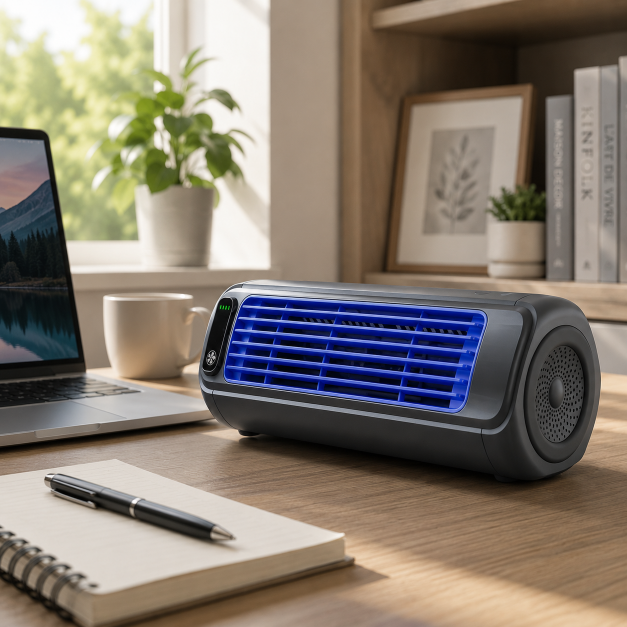 Aire acondicionado portátil recargable inalámbrico 3 en 1 con batería de 2000 mAh