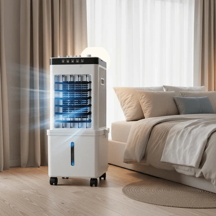 Enfriador de aire móvil 3 en 1 con control remoto y ruedas