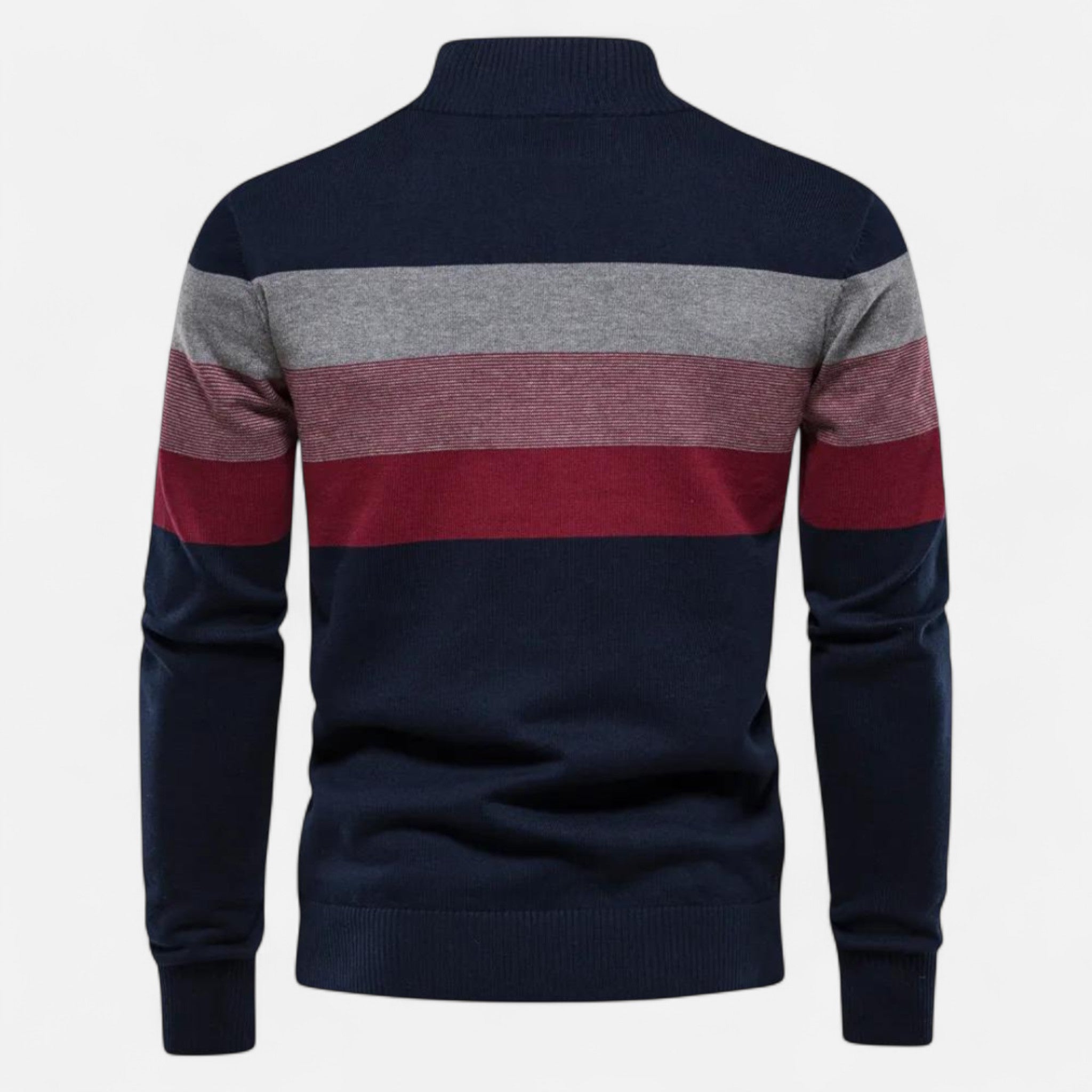 Ancienne Monde | Pull Demi-Zip Court Homme – Style Intemporel, Confort Raffiné