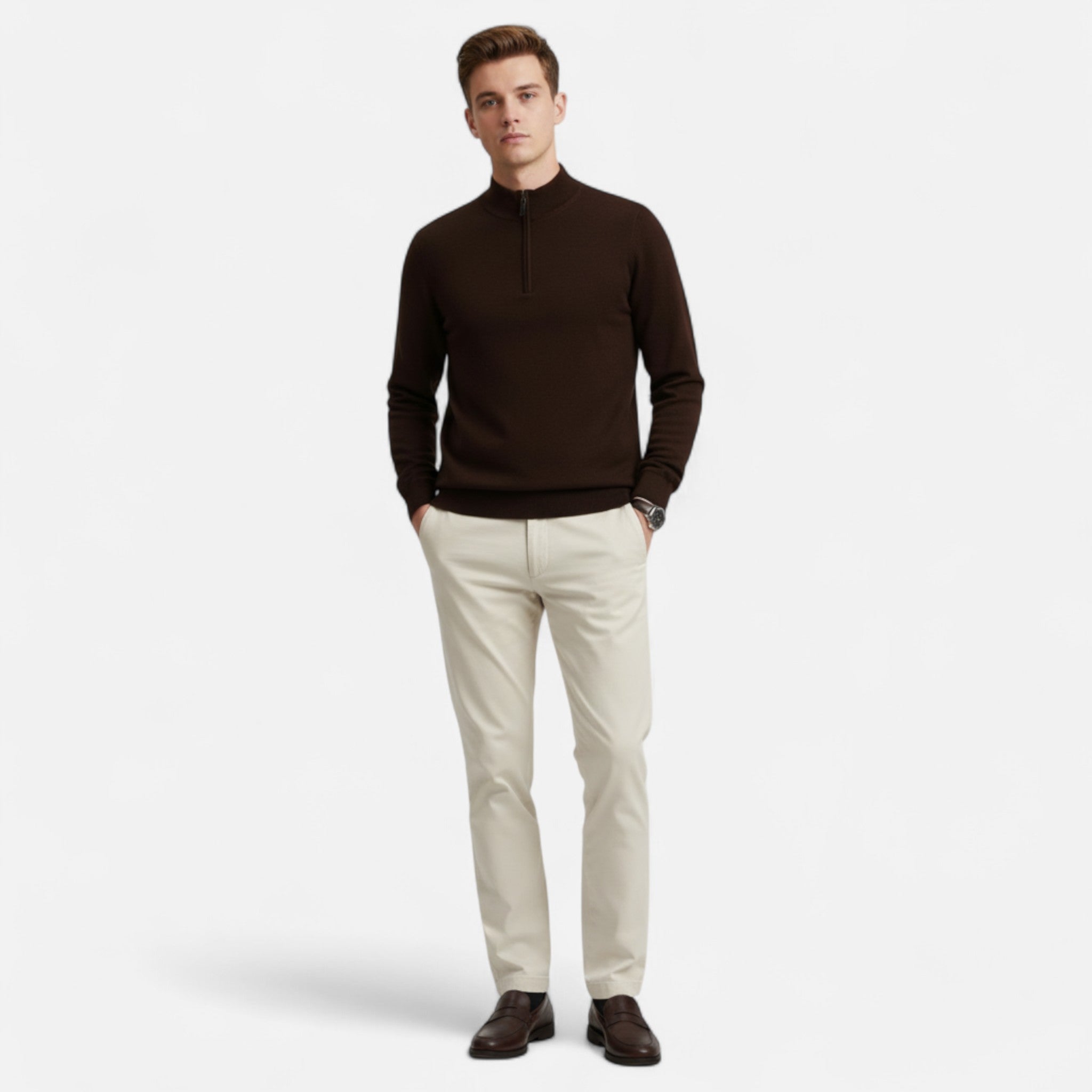 Ancienne Monde | Hoodie Homme Monaco en Laine Mérinos