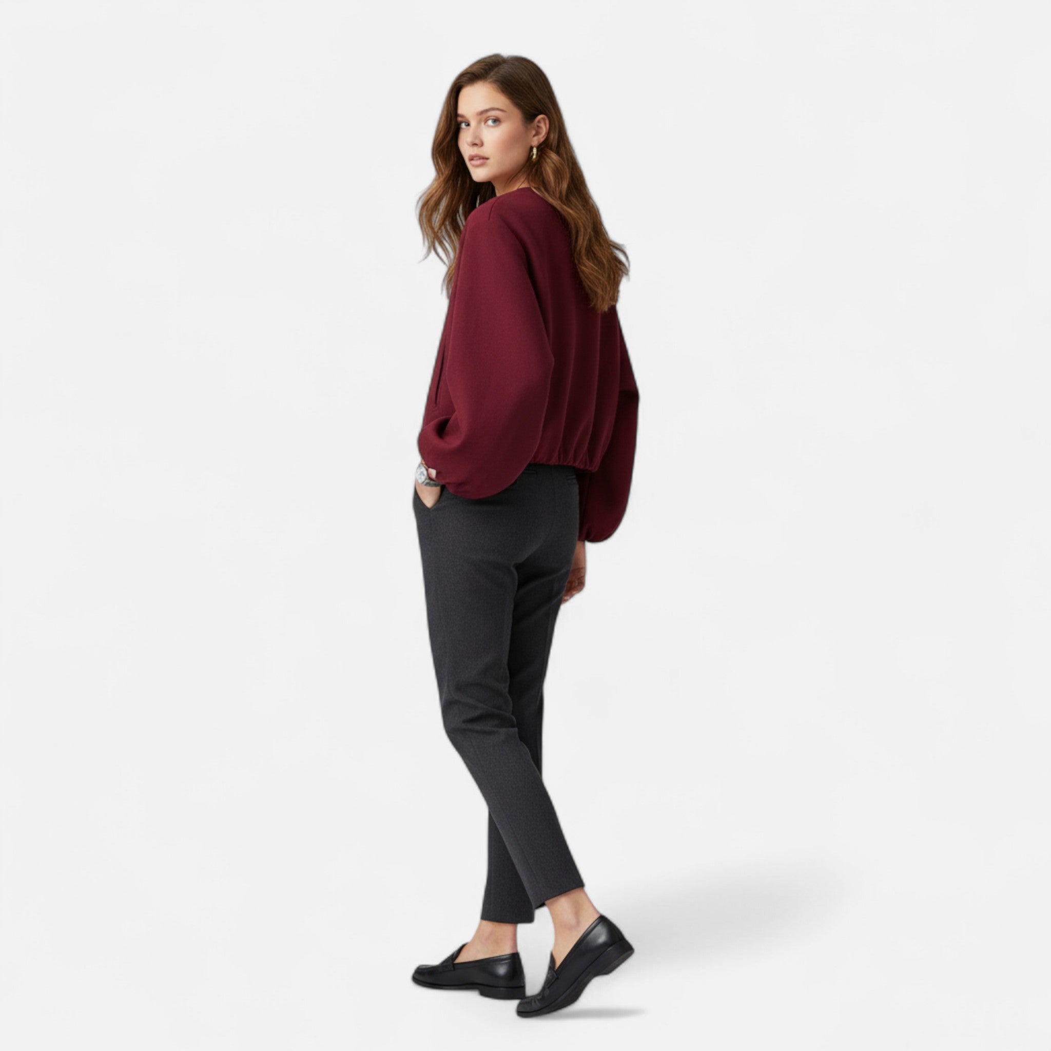 Ancienne Monde | Blouson Femme Rond Zippé Rétro