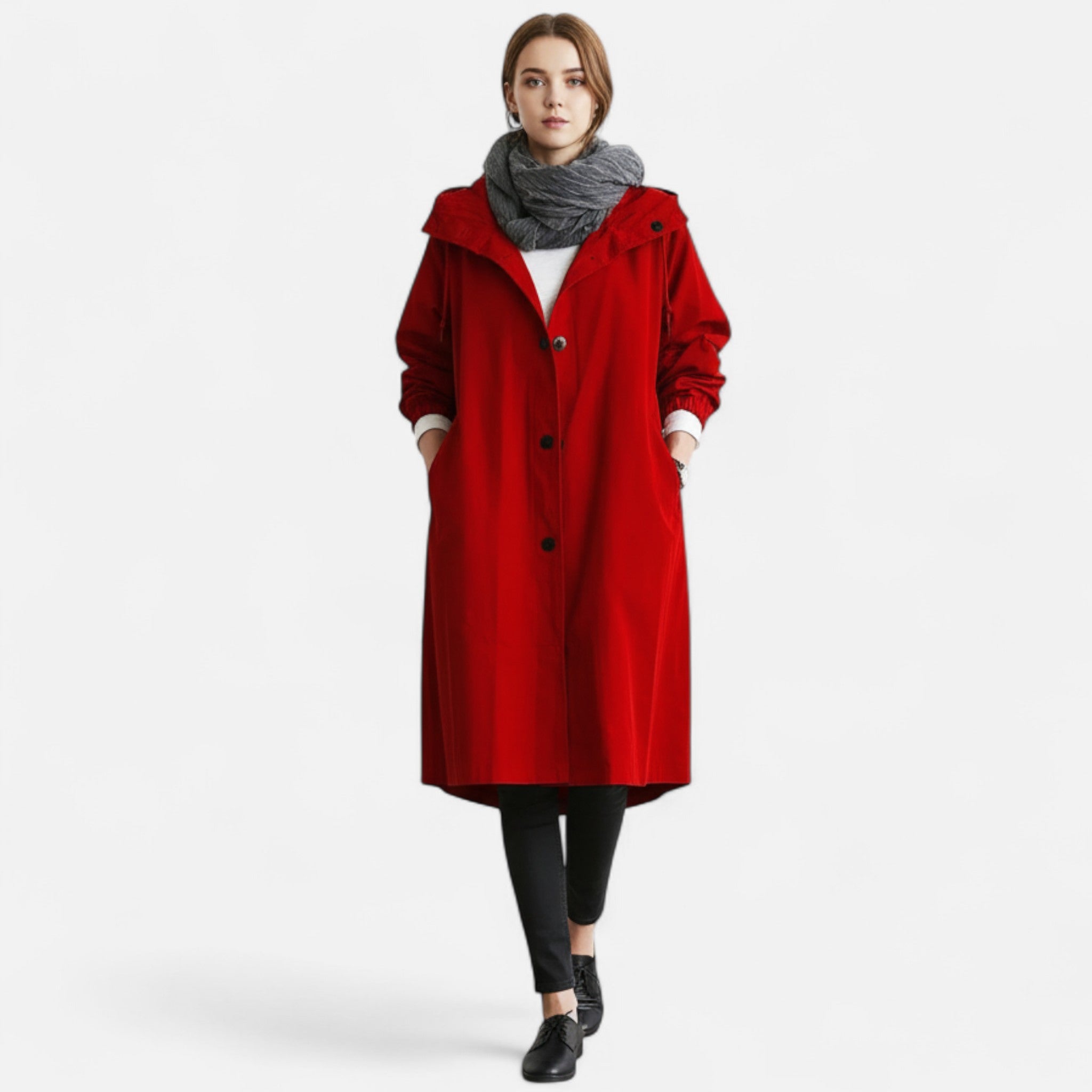 Ancienne Monde | Manteau de Pluie Femme Élégance Intemporelle