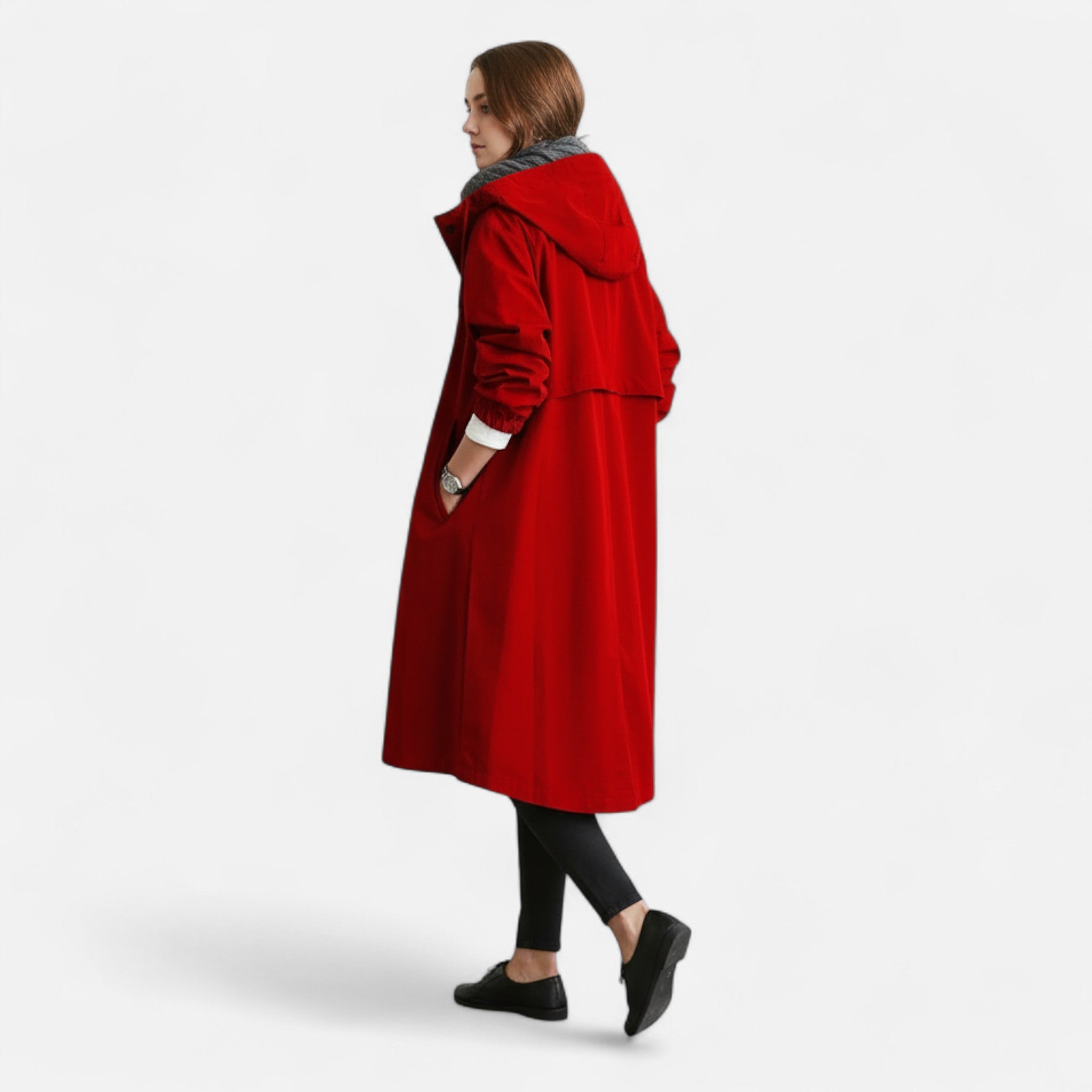 Ancienne Monde | Manteau de Pluie Femme Élégance Intemporelle