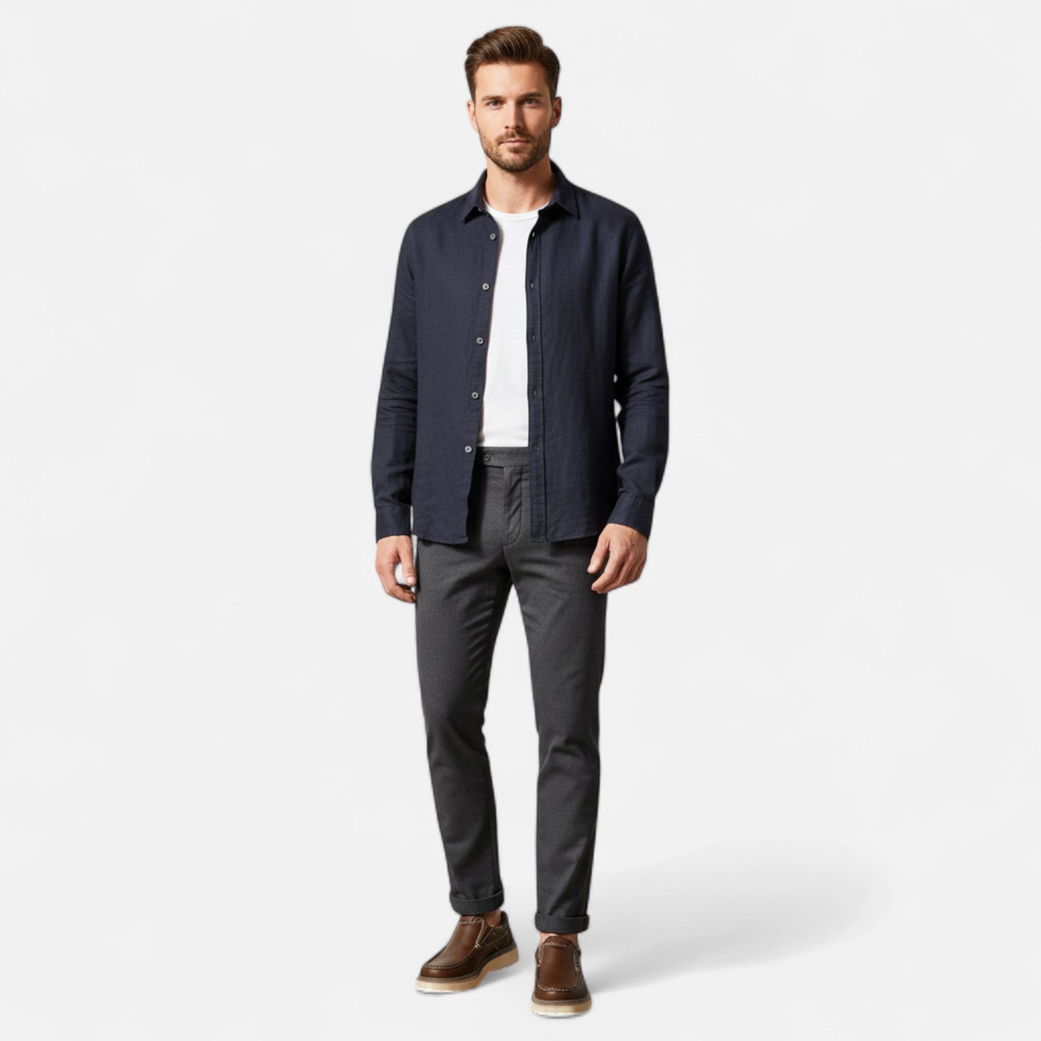 Ancienne Monde | Mocassins Homme Monza en Cuir Classique