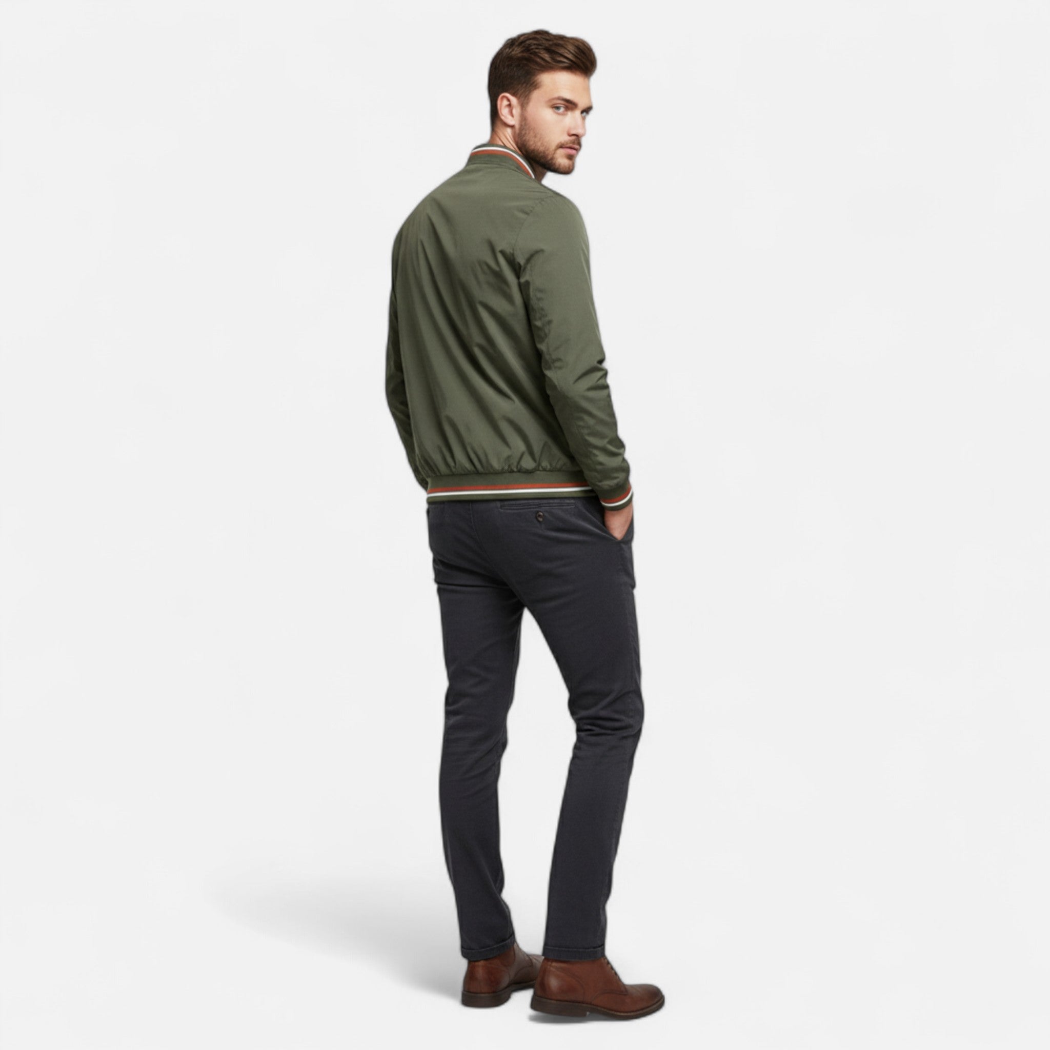 Ancienne Monde | Blouson Bomber Homme Léger Élégance Intemporelle