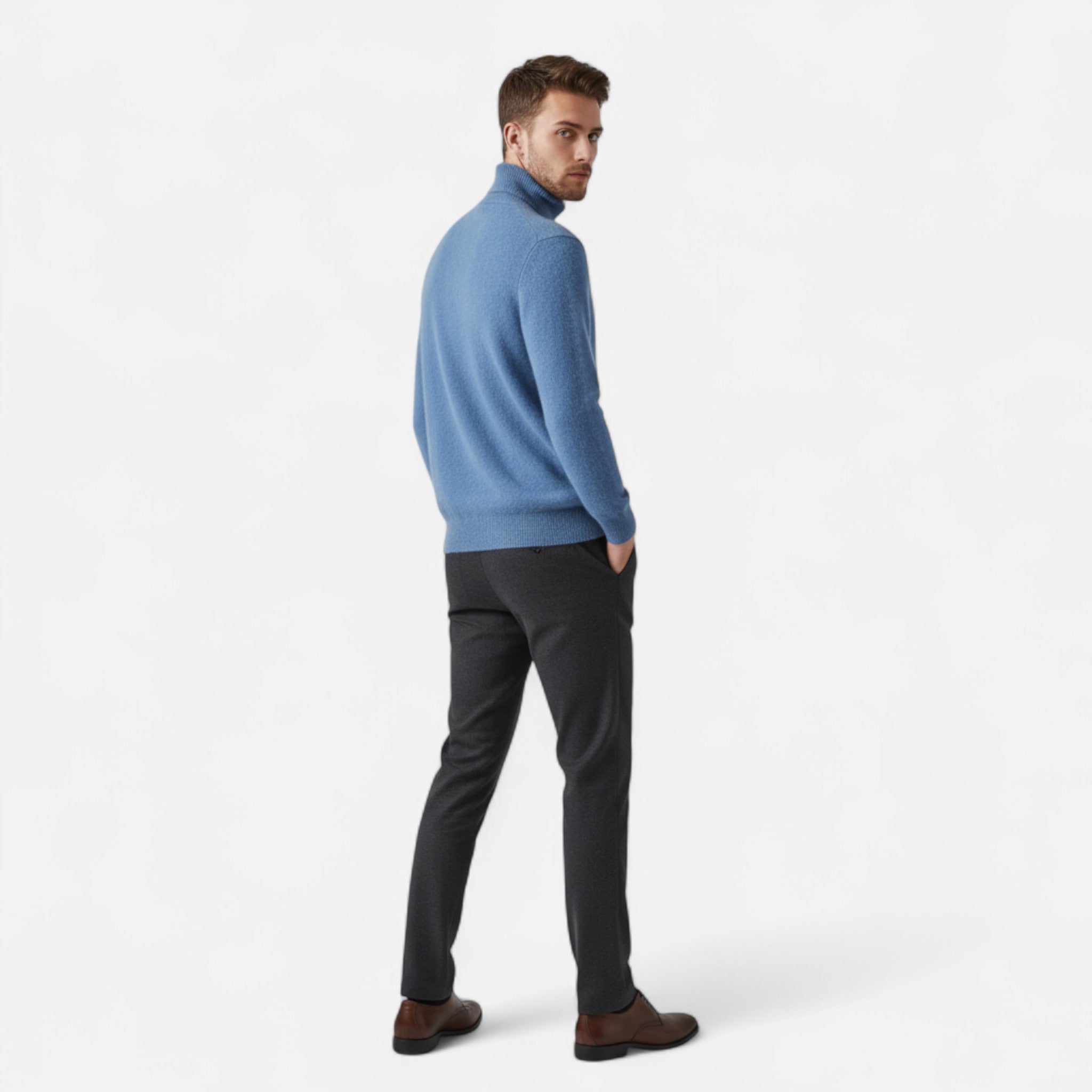 Ancienne Monde | Pull Classique Homme Cachemire Élégance Héritée