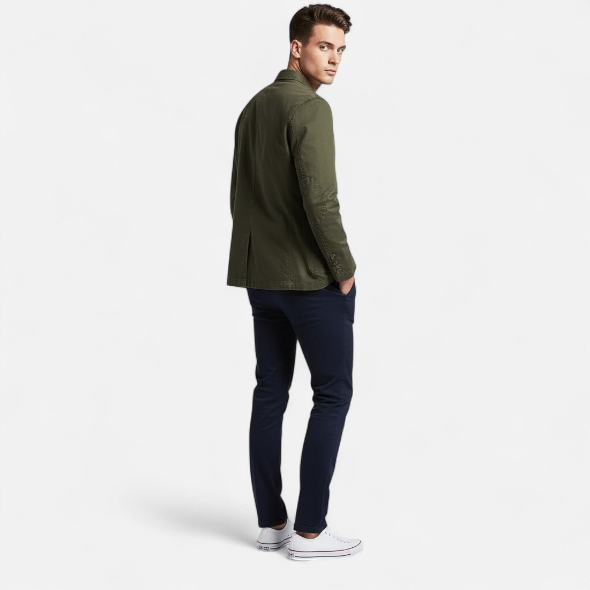 Ancienne Monde | Blazer Homme Grande Taille Style Italien
