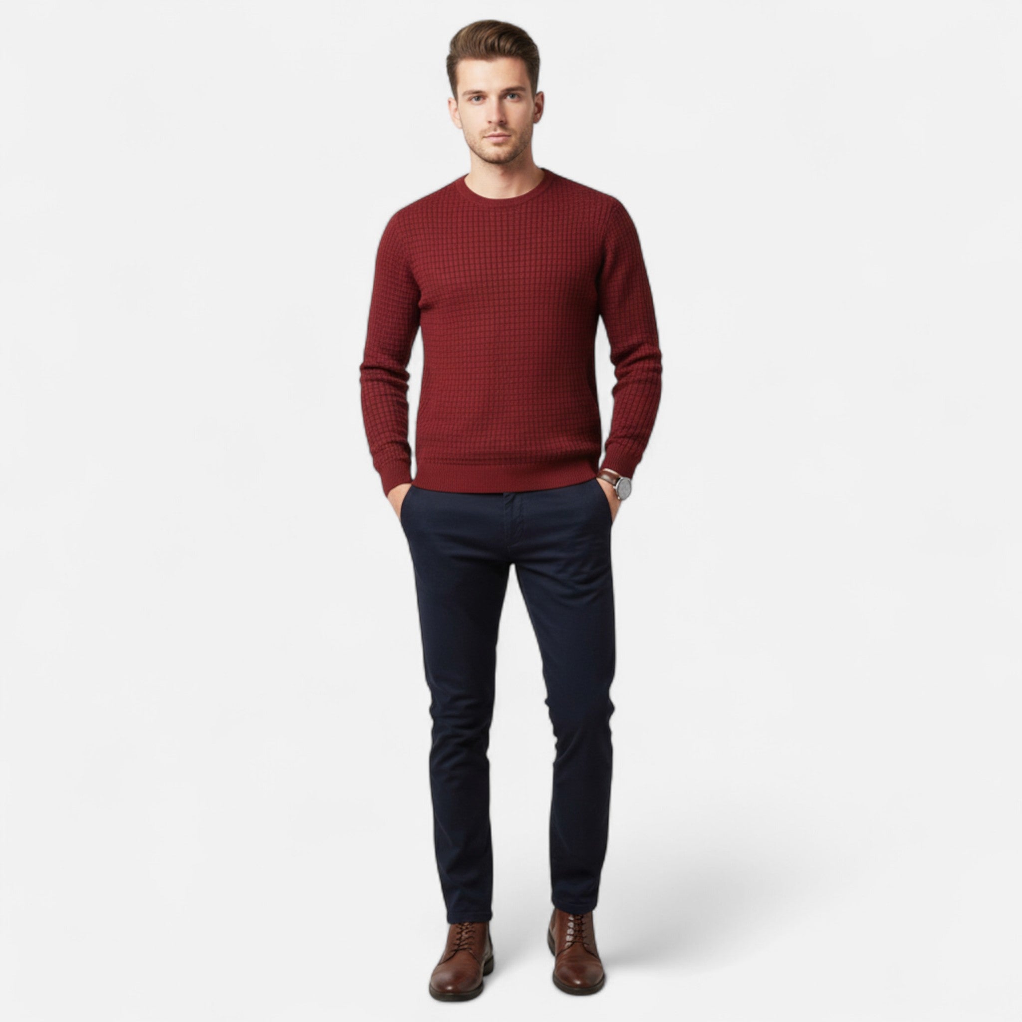 Ancienne Monde | Sweatshirt Homem Gola Redonda Casual