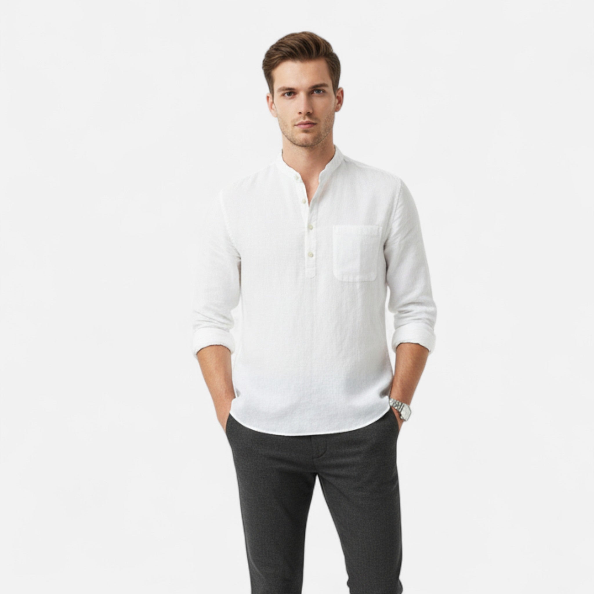 Ancienne Monde | Camisa de Linho 100 % Homem