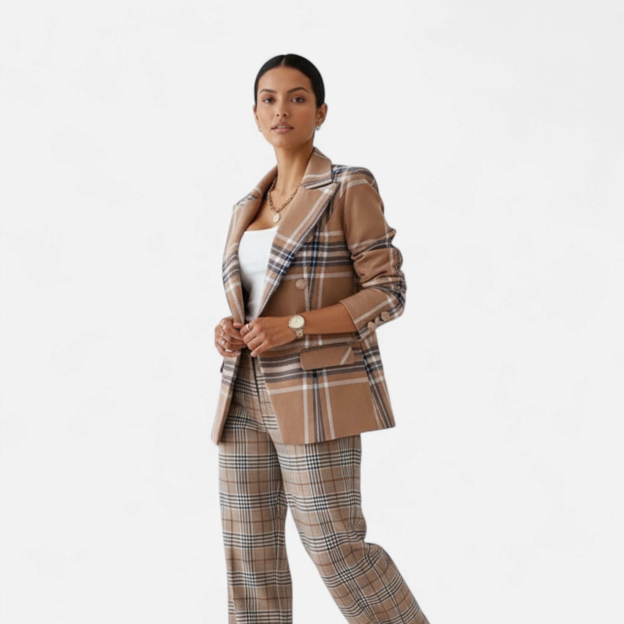Ancienne Monde | Veste Femme Tailleur Élégance Structurée