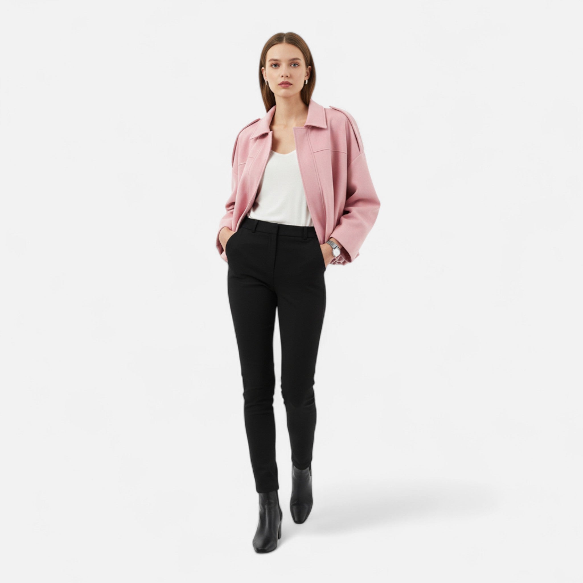 Ancienne Monde | Bomber Femme Oversize Vintage Chic
