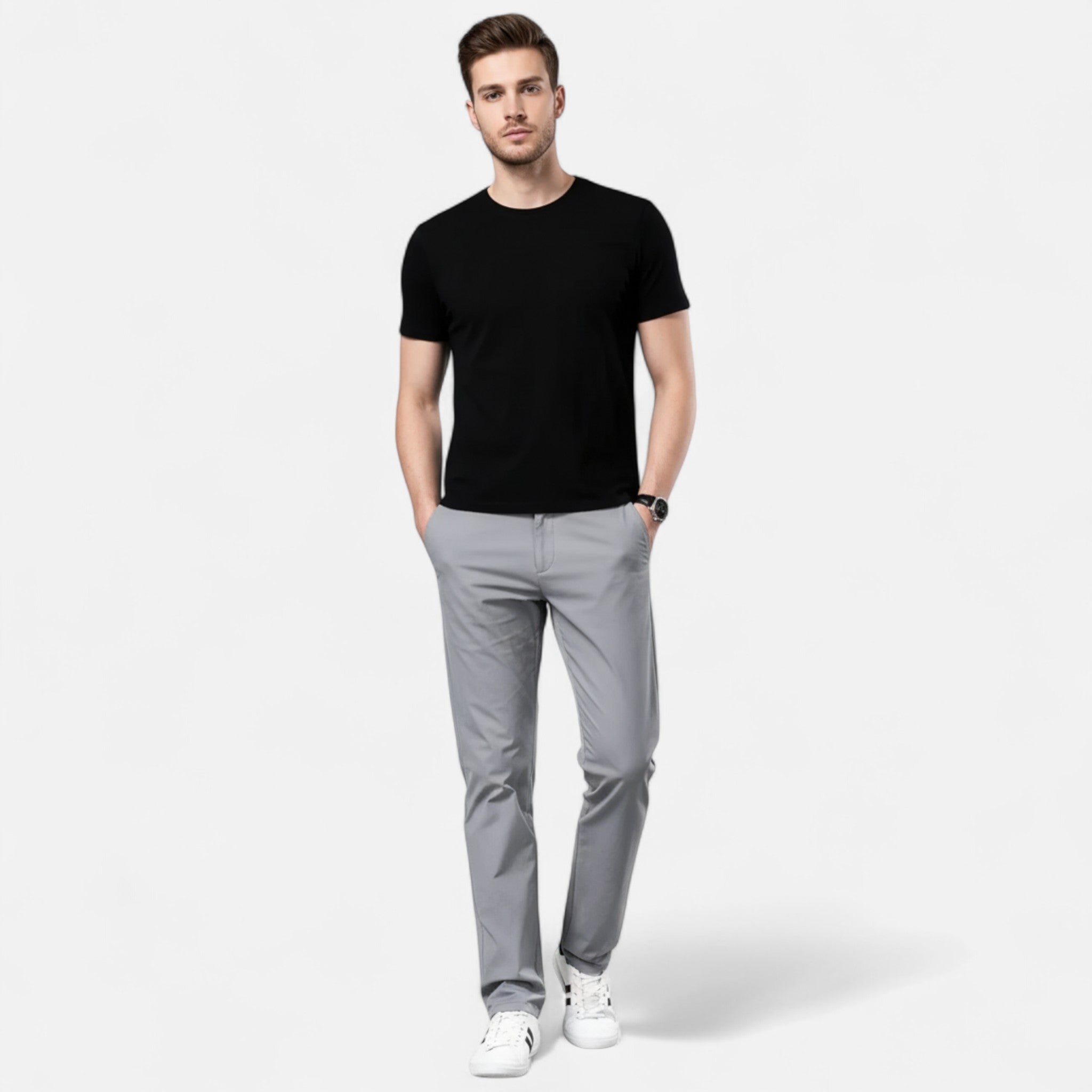 Ancienne Monde | Pantalon Chino Homme Porto Coupe Tailleur