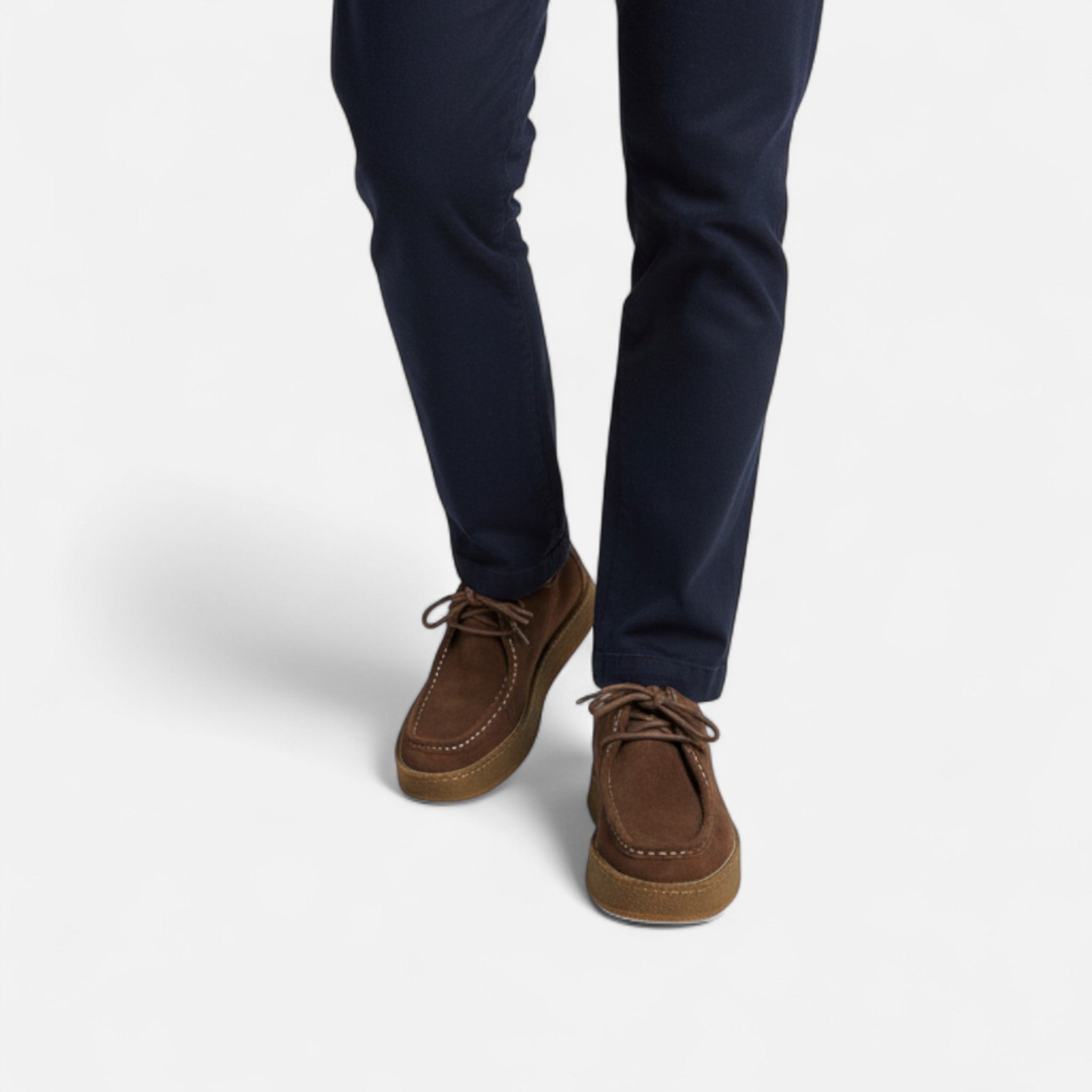 Ancienne Monde | Sapatos Oxford em Pele de Camurça Homem