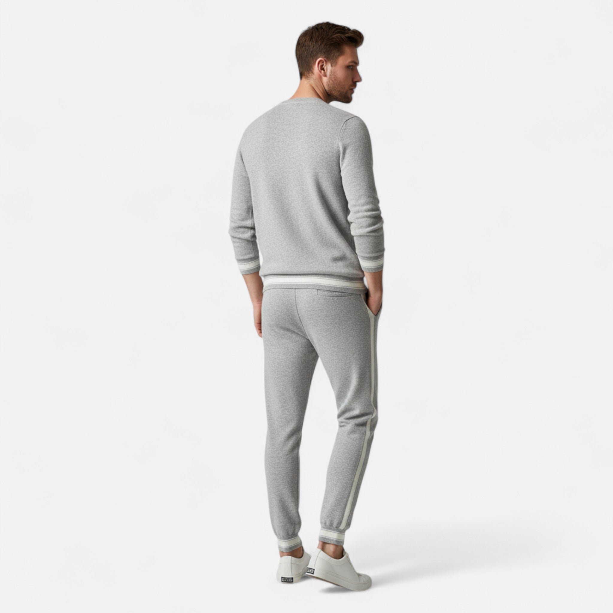 Ancienne Monde | Ensemble Homme Cachemire Pull & Pantalon