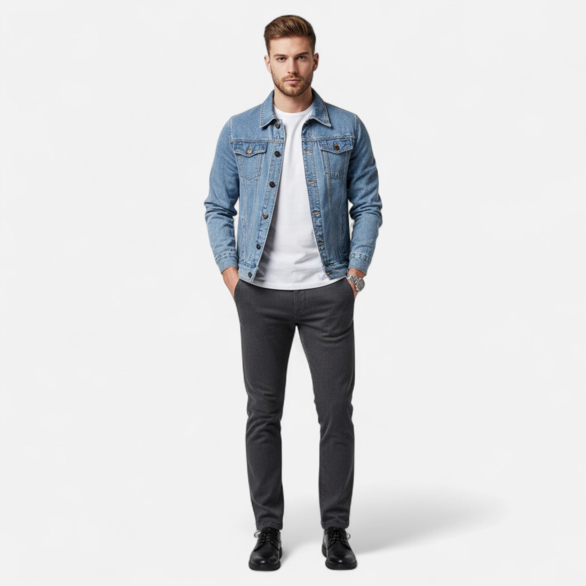Ancienne Monde | Casaco Homem Ganga Slim Fit Vintage