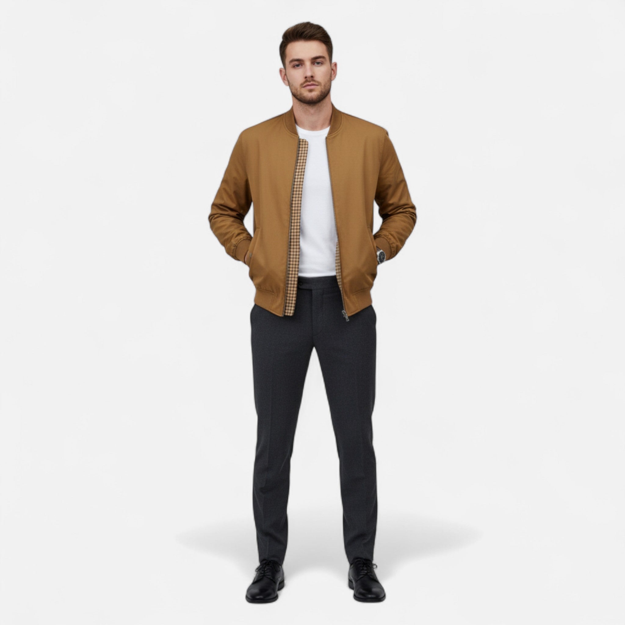 Ancienne Monde | Blusão Homem Slim Fit Elegante