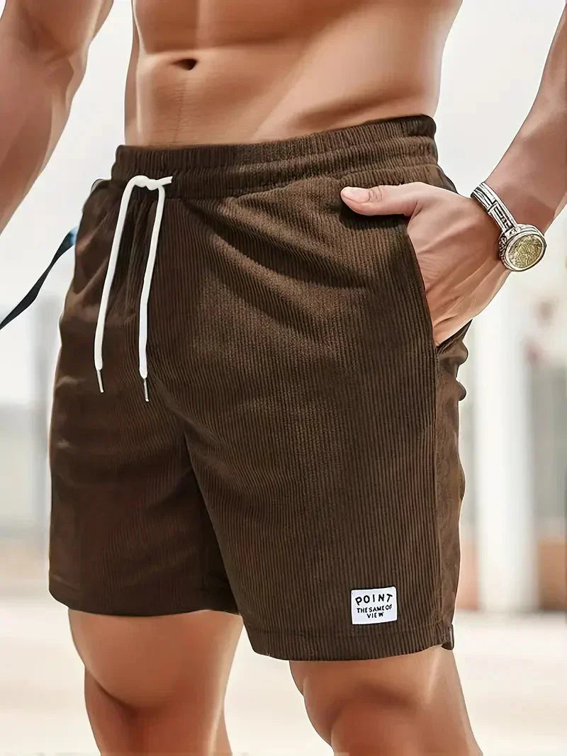 Pantalon Court En Velours Homme