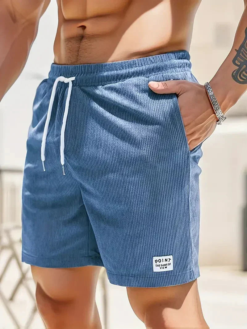 Pantalon Court En Velours Homme