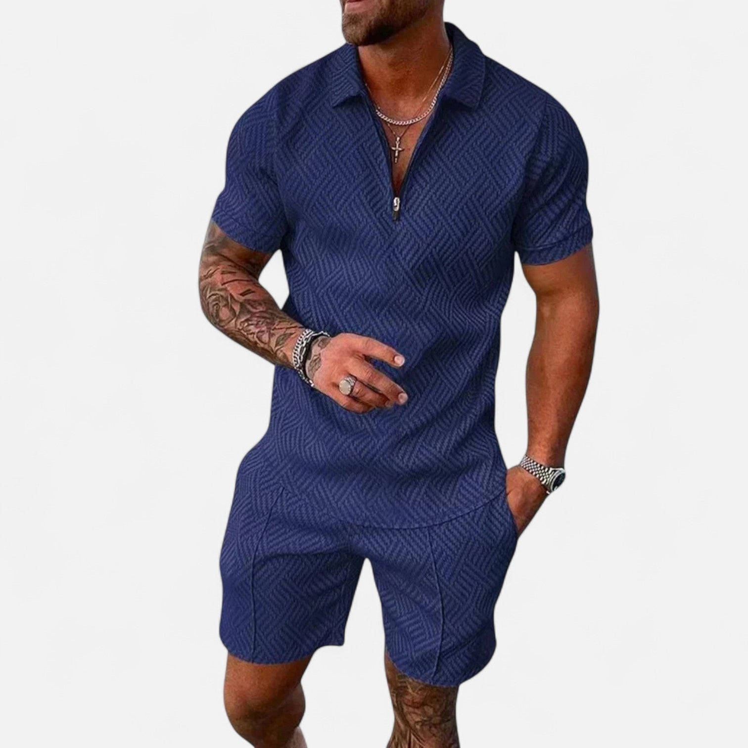 Ancienne Monde | Ensemble Décontracté Homme – Linden – Structure Relaxée, Élégance au Quotidien