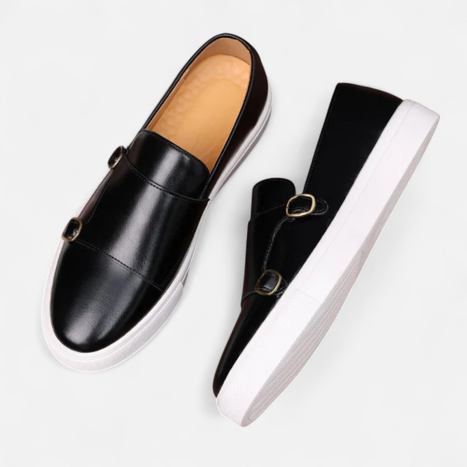 Ancienne Monde | Mocassins à Boucle pour Homme – Classiques en Cuir avec une Touche Moderne