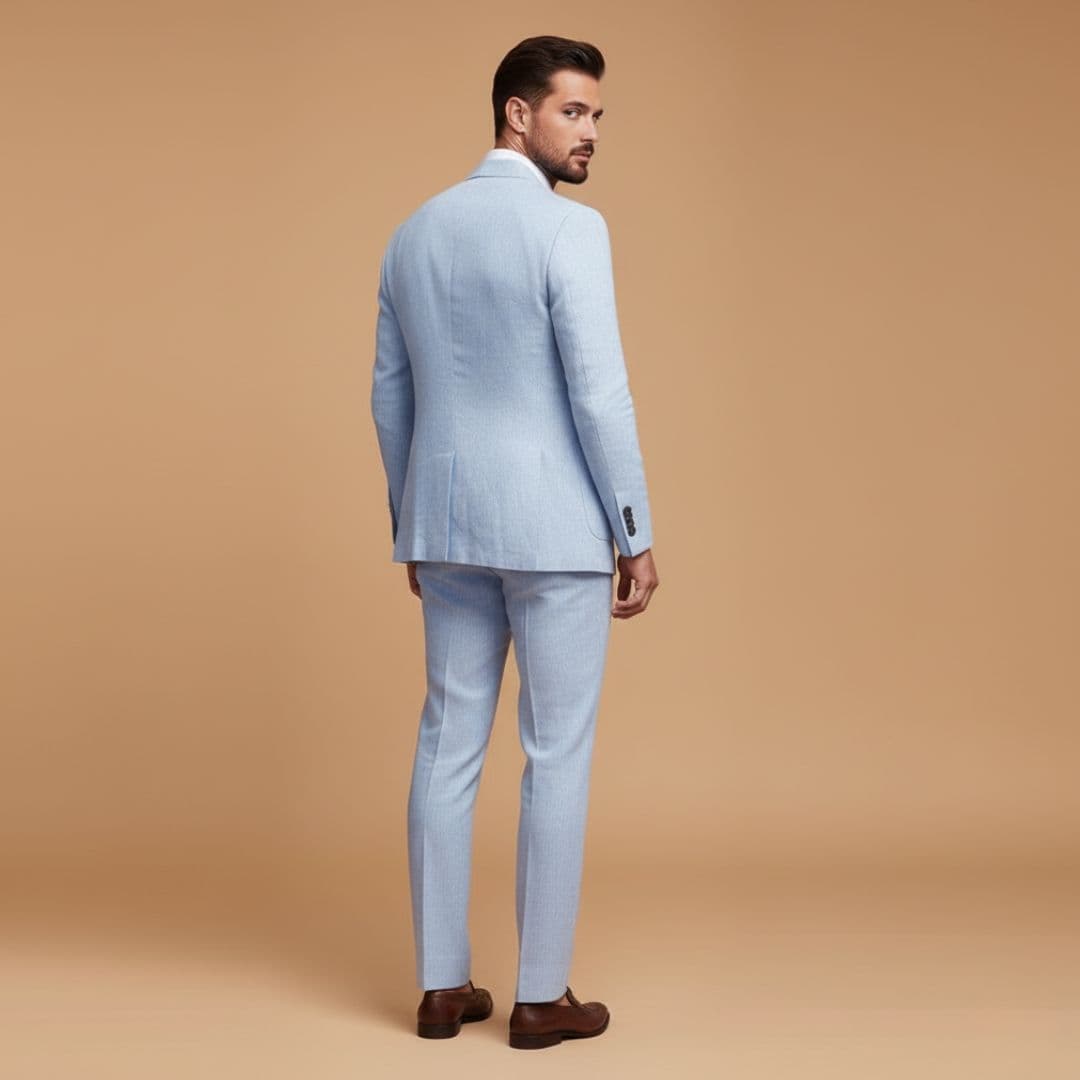 Slim men's suit | blazer set with notch lapel