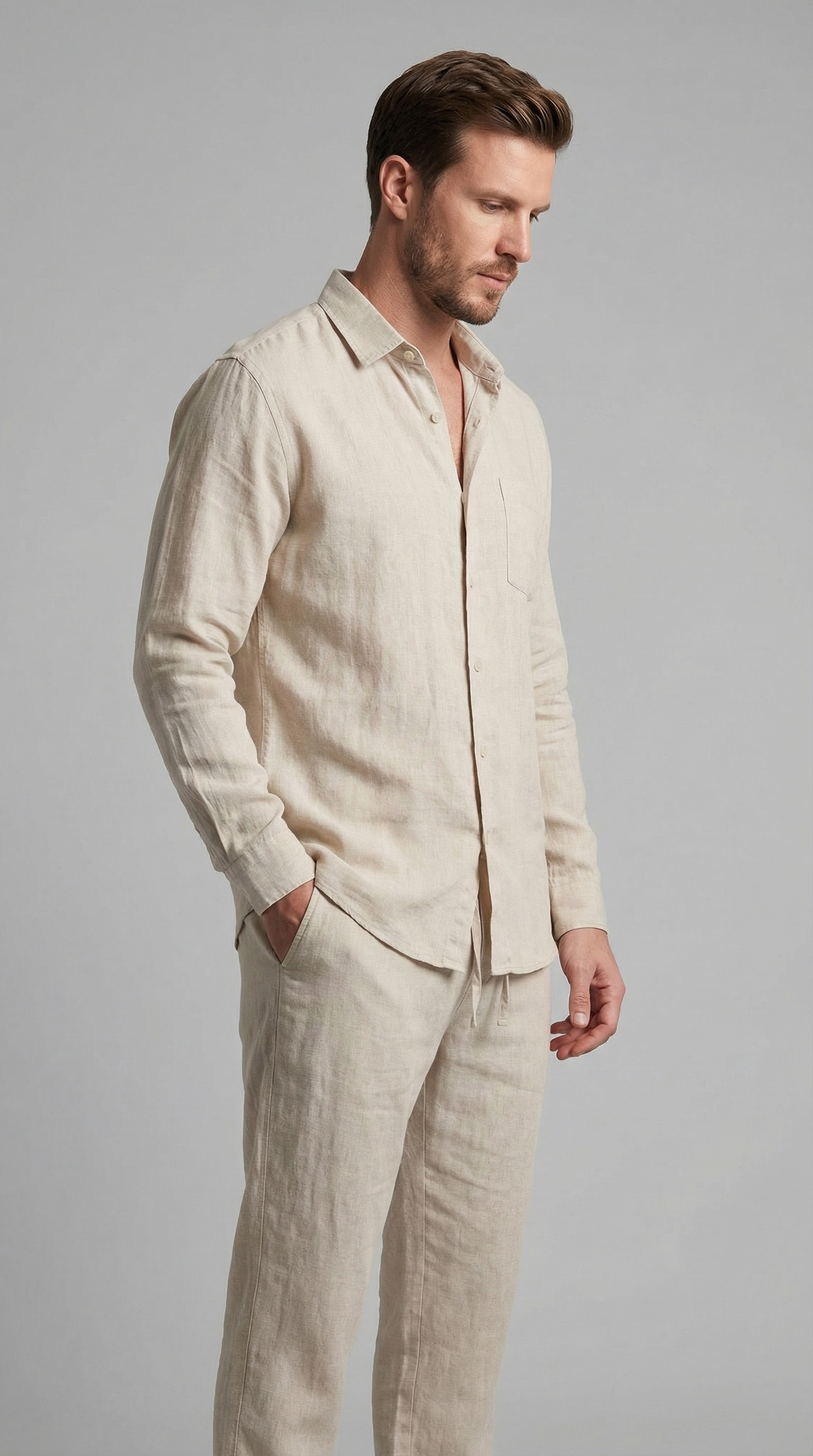 Two-piece clothing | summer linen set