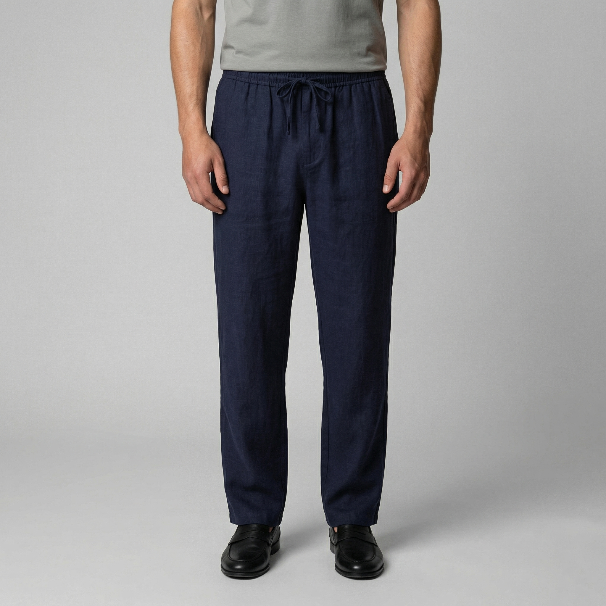 Slim linen pants | men's beach bottoms