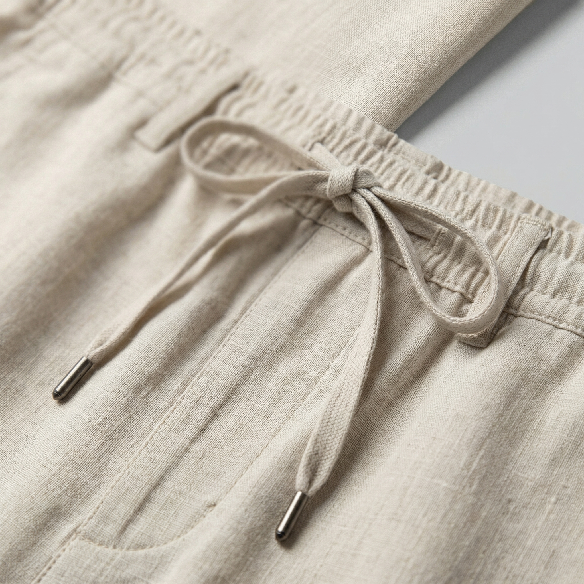 Slim linen pants | men's beach bottoms