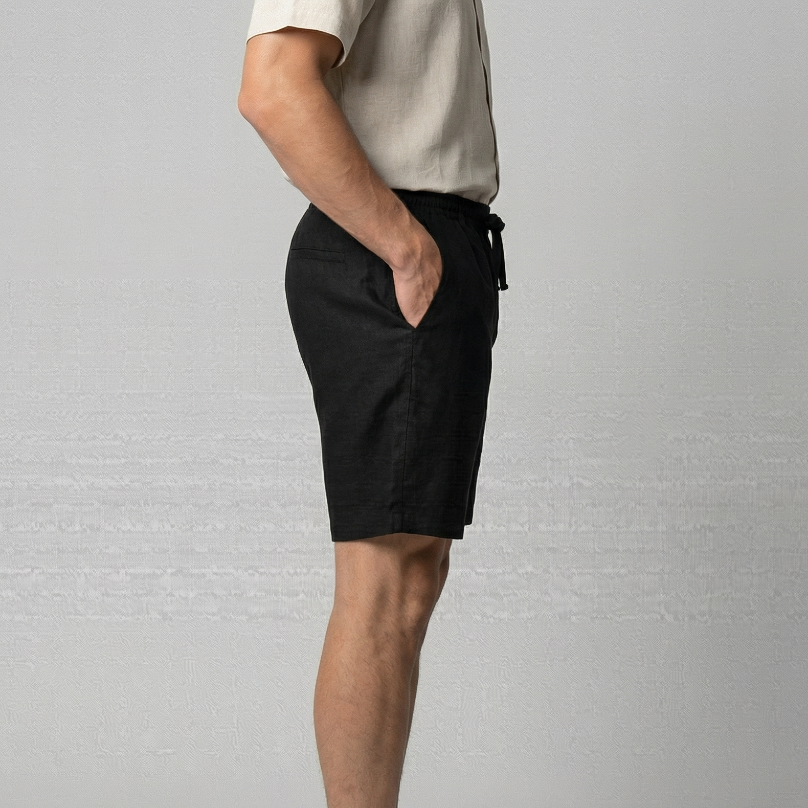 Men's linen bermuda shorts | daily beach shorts