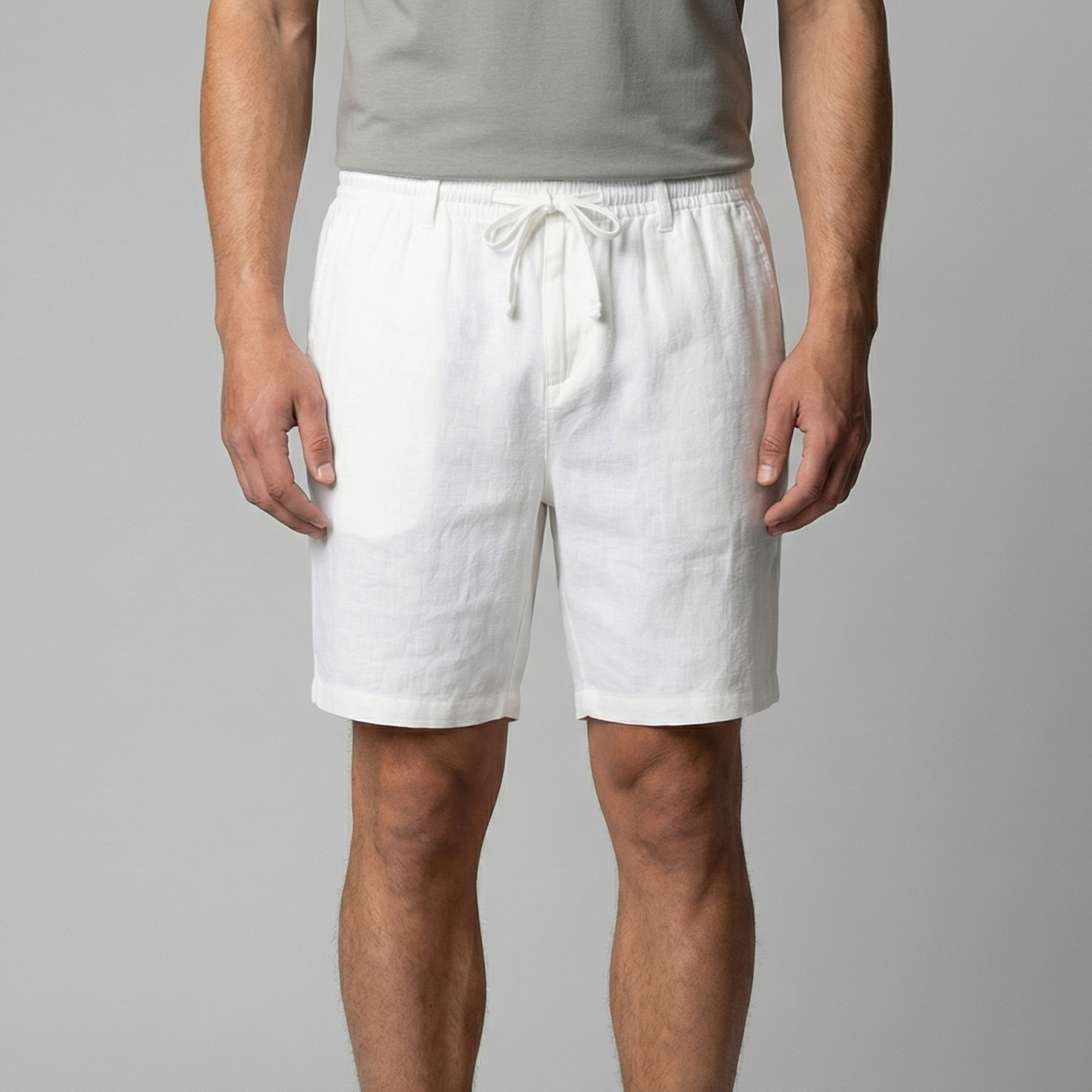 Men's linen bermuda shorts | daily beach shorts