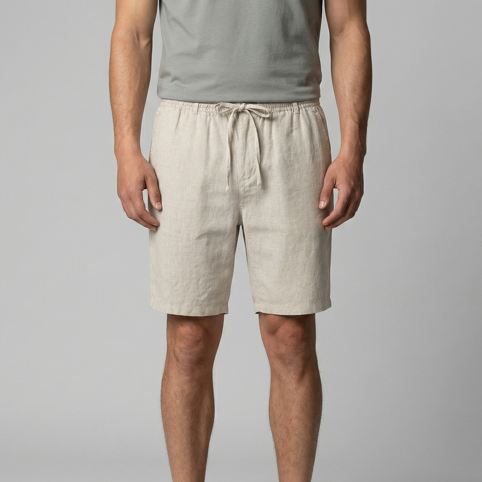 Men's linen bermuda shorts | daily beach shorts