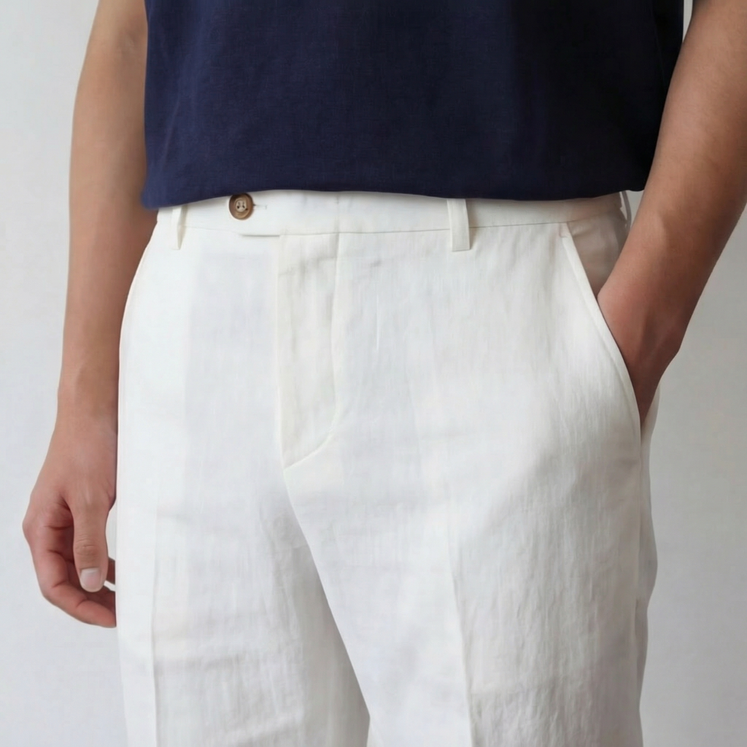 Men's linen bottoms | lightweight everyday pants
