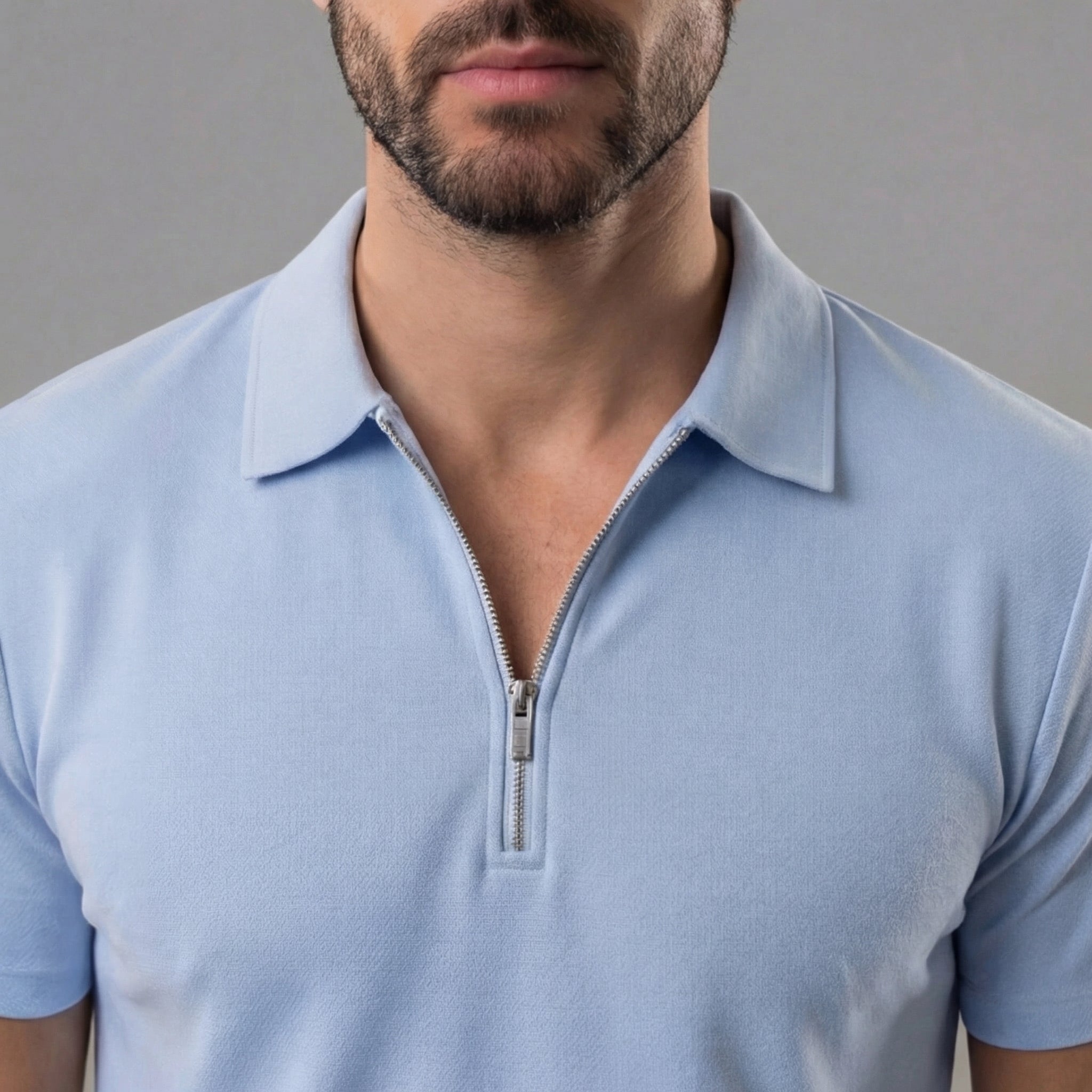 Men's short polo | summer knit set