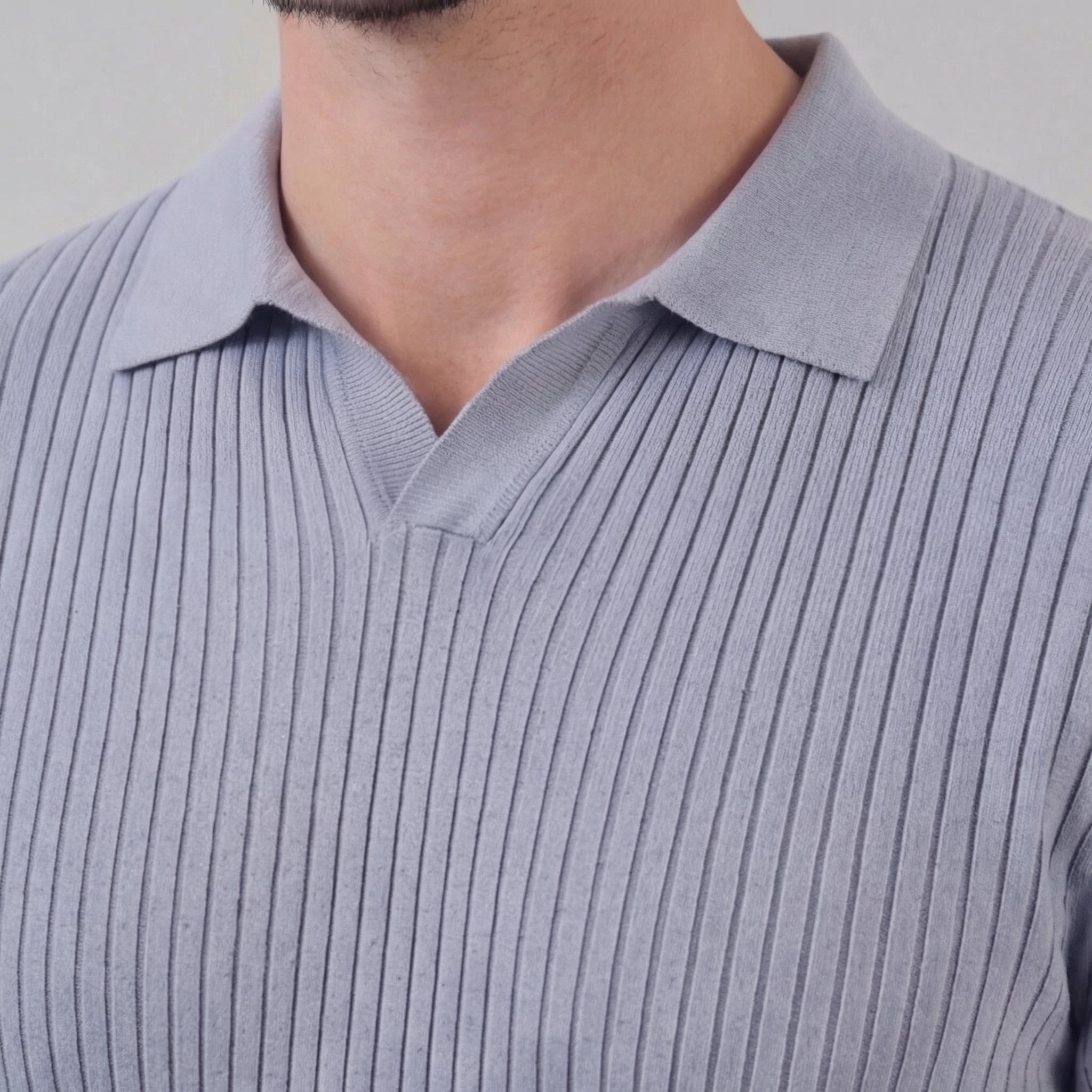 Men's high polo | modern cotton knit